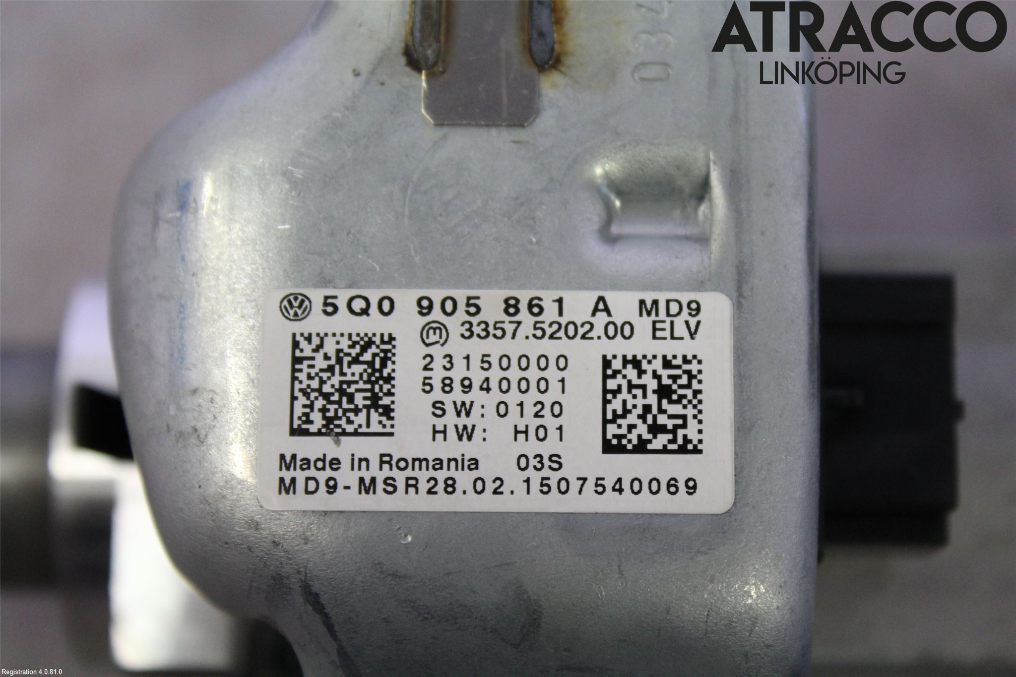 Skoda FABIA 15-21 Rattakselaggregat Innebygd Servo