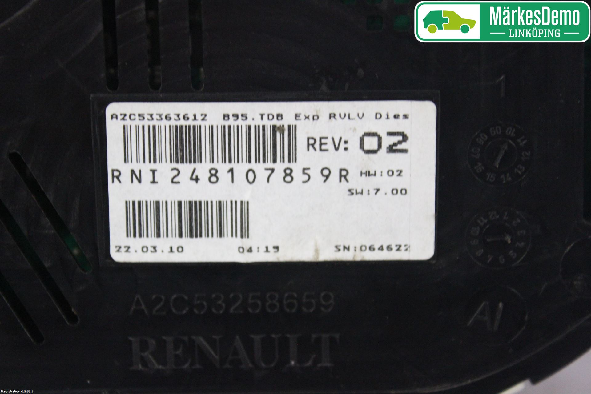 Renault MEGANE III 09-15 Instr Kombinert