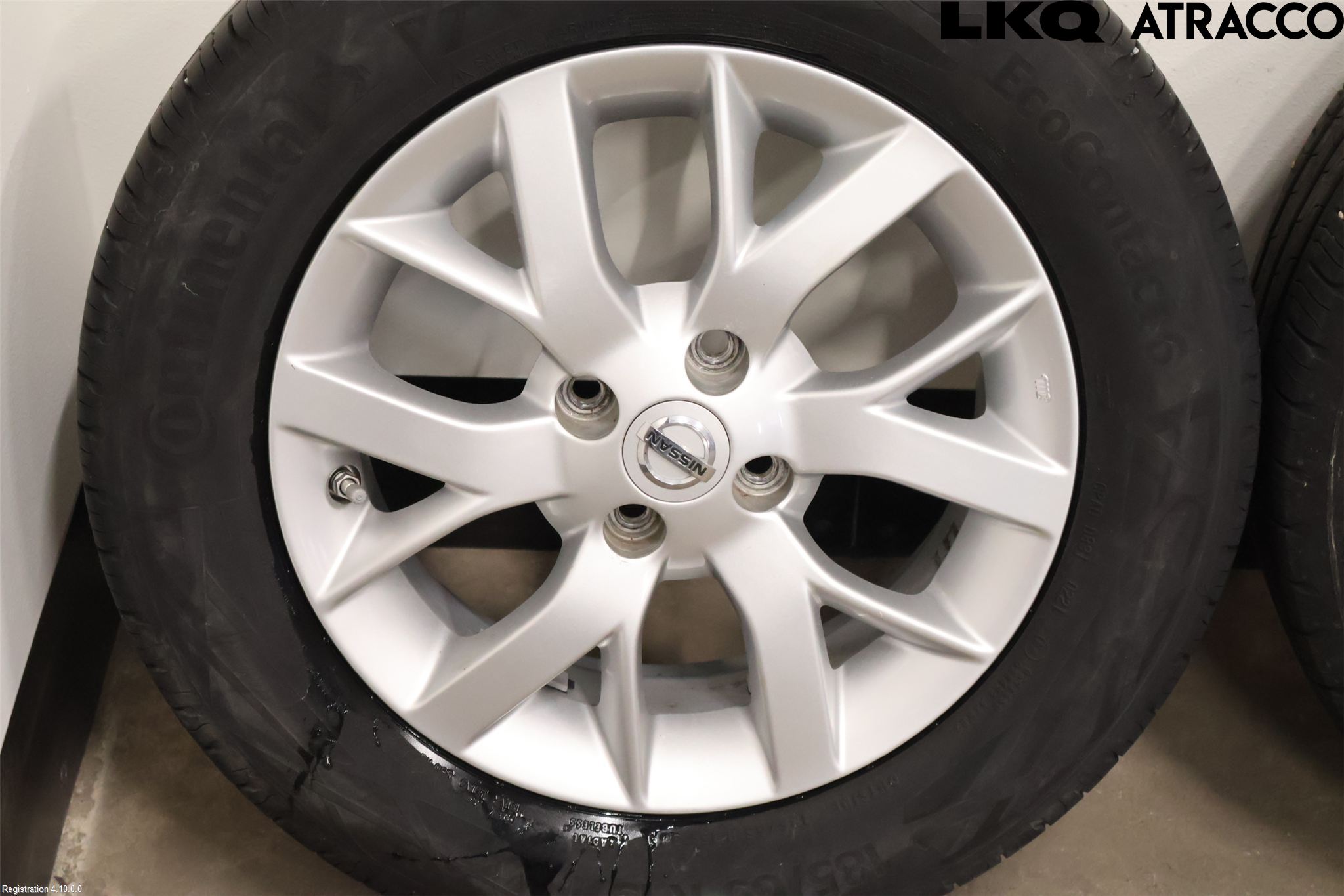 Nissan NOTE E12 14-20 Dekk Sommer På Alu Felg 4Stk