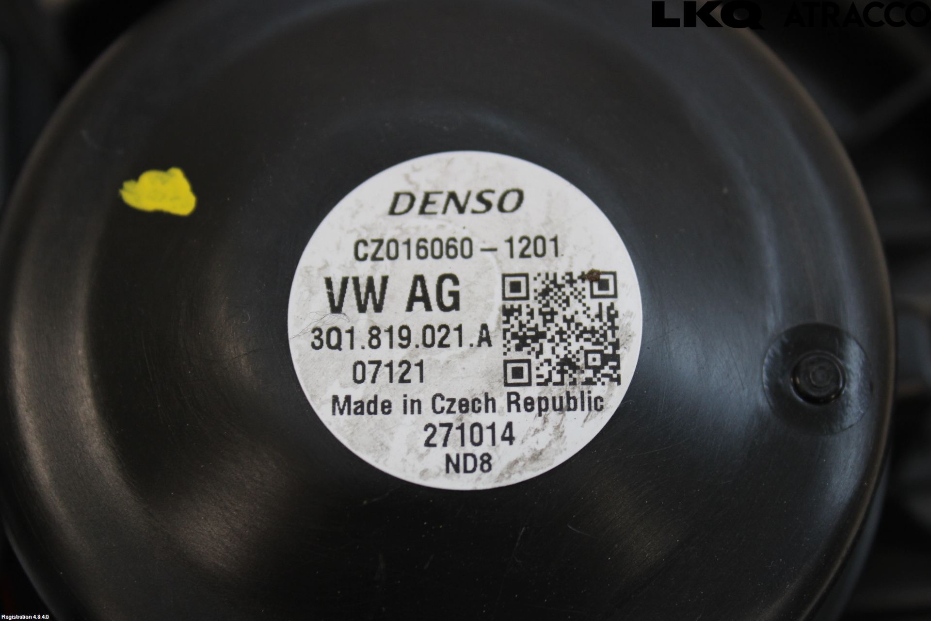 Volkswagen VW PASSAT 15-19 Varmeapparat Viftemotor