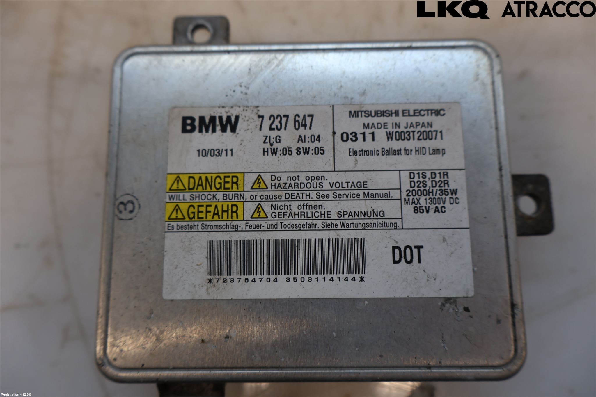 BMW 3 E90/91 SED/TOU 05-12 Styreenhet Xenon