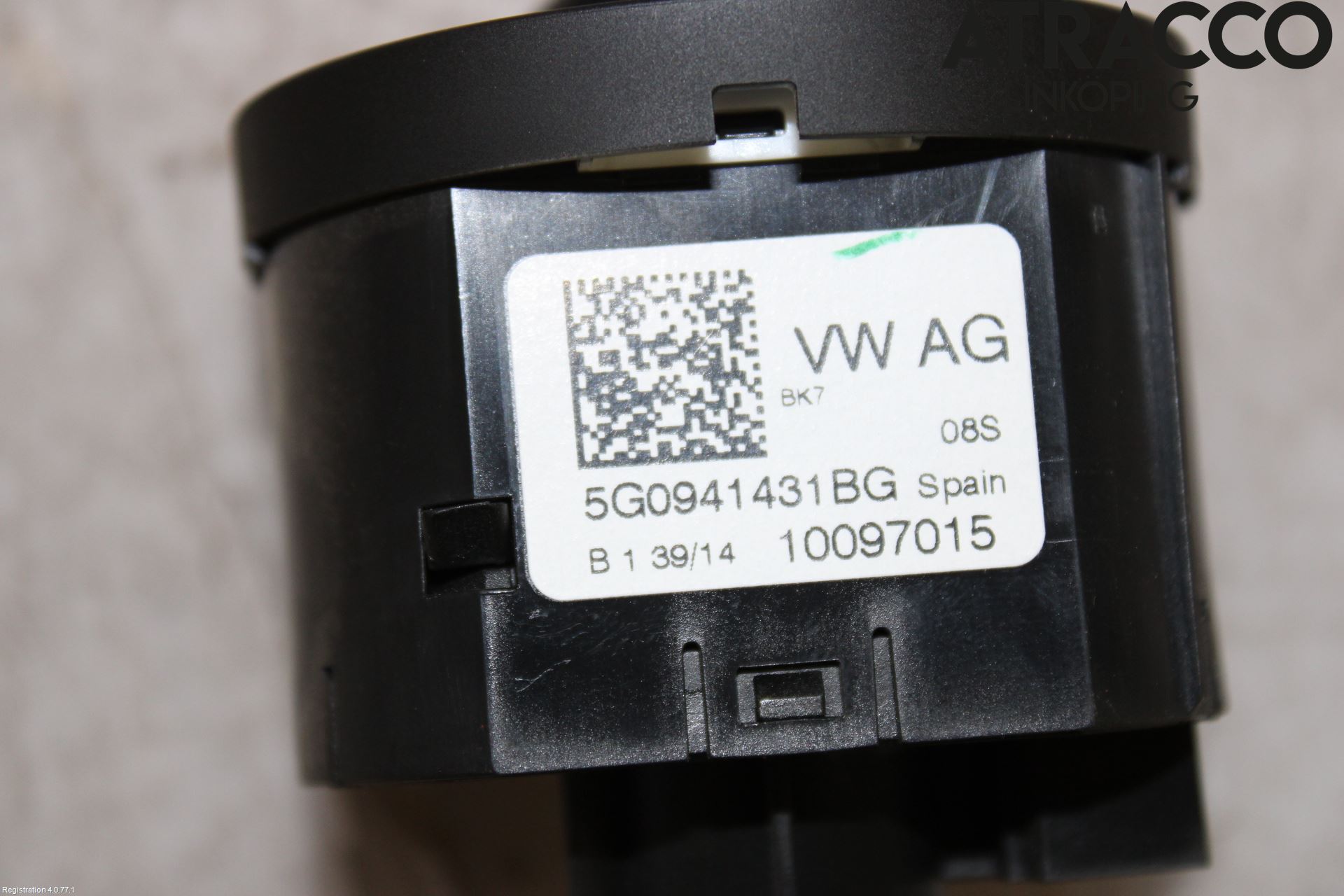 Volkswagen VW GOLF / E-GOLF VII 13-20 Bryter Hovedlys