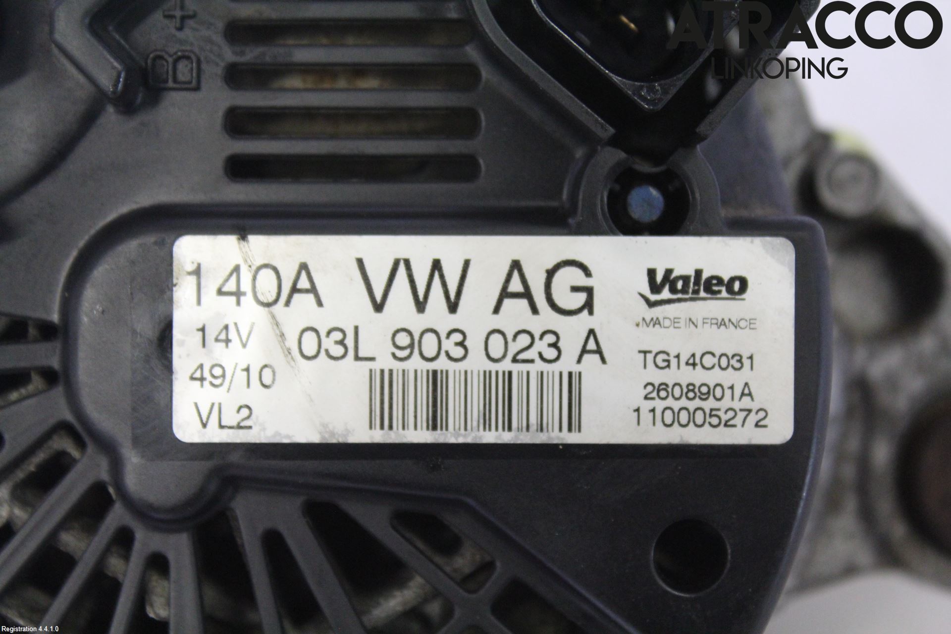 Volkswagen VW GOLF VI 09-13 Dynamo