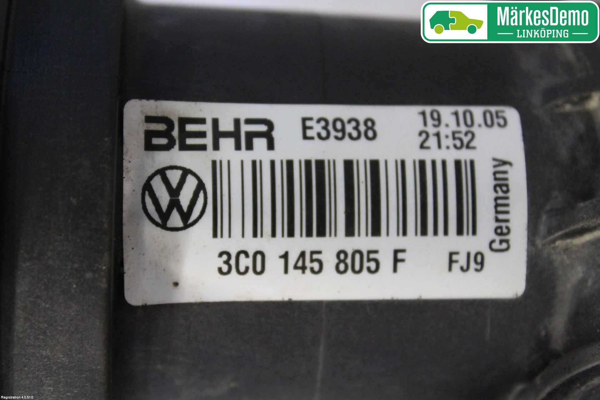 Volkswagen VW PASSAT 05-11 Intercooler Radiator