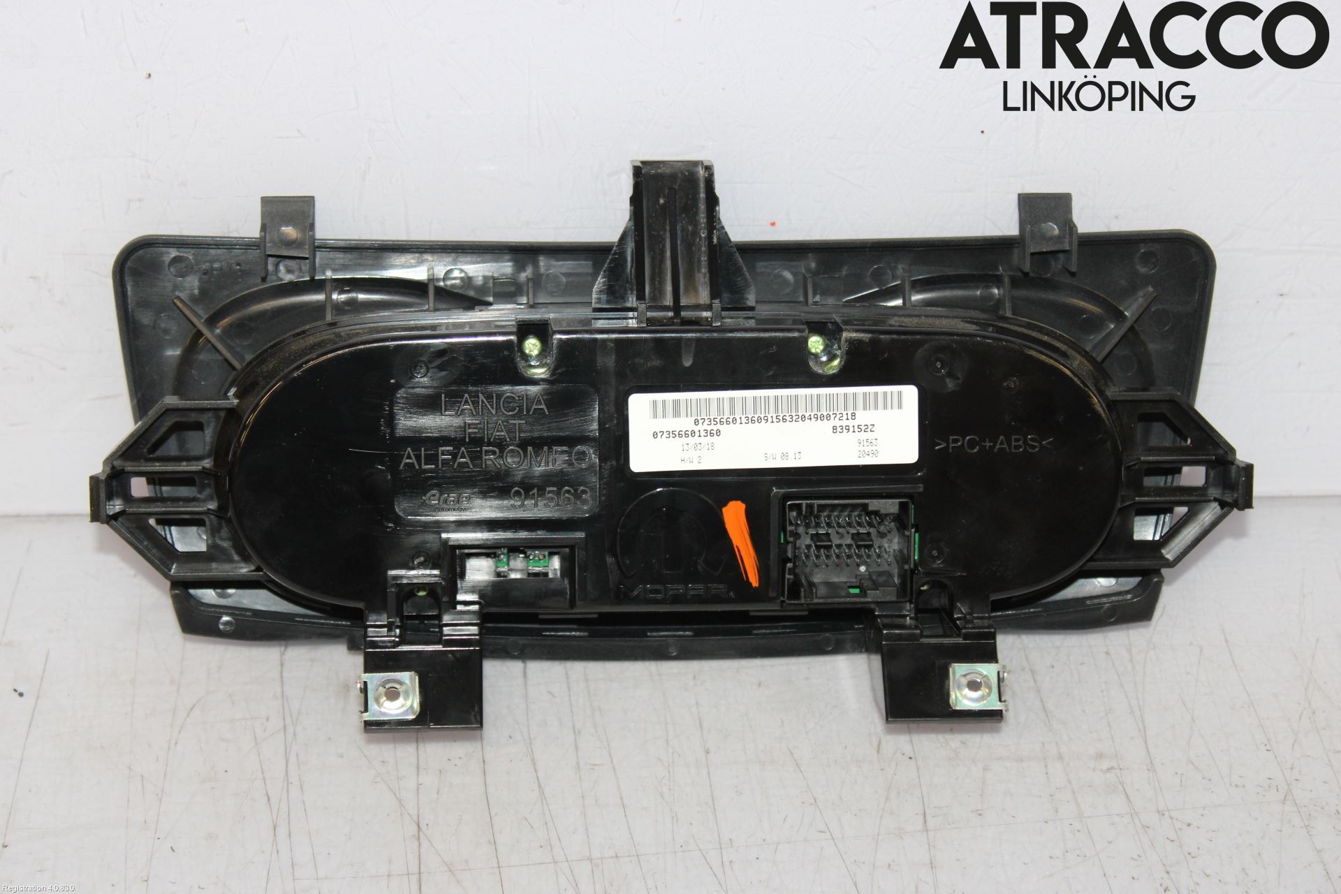 Fiat TIPO/CROSS 16- Varme Ac Betjening-Display