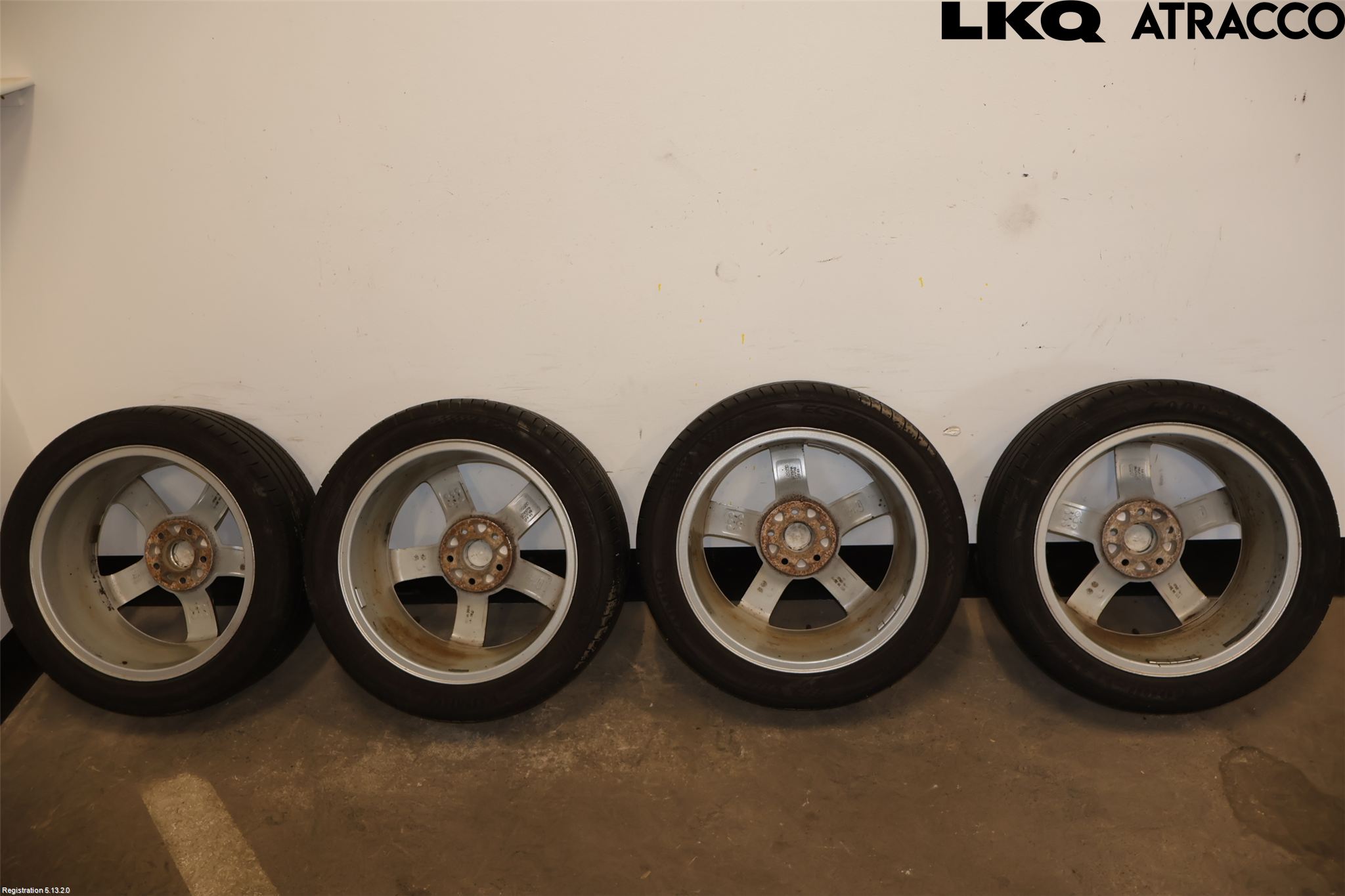 Saab 9-3 VER2/VER3 08-15 Dekk Sommer På Alu Felg 4Stk