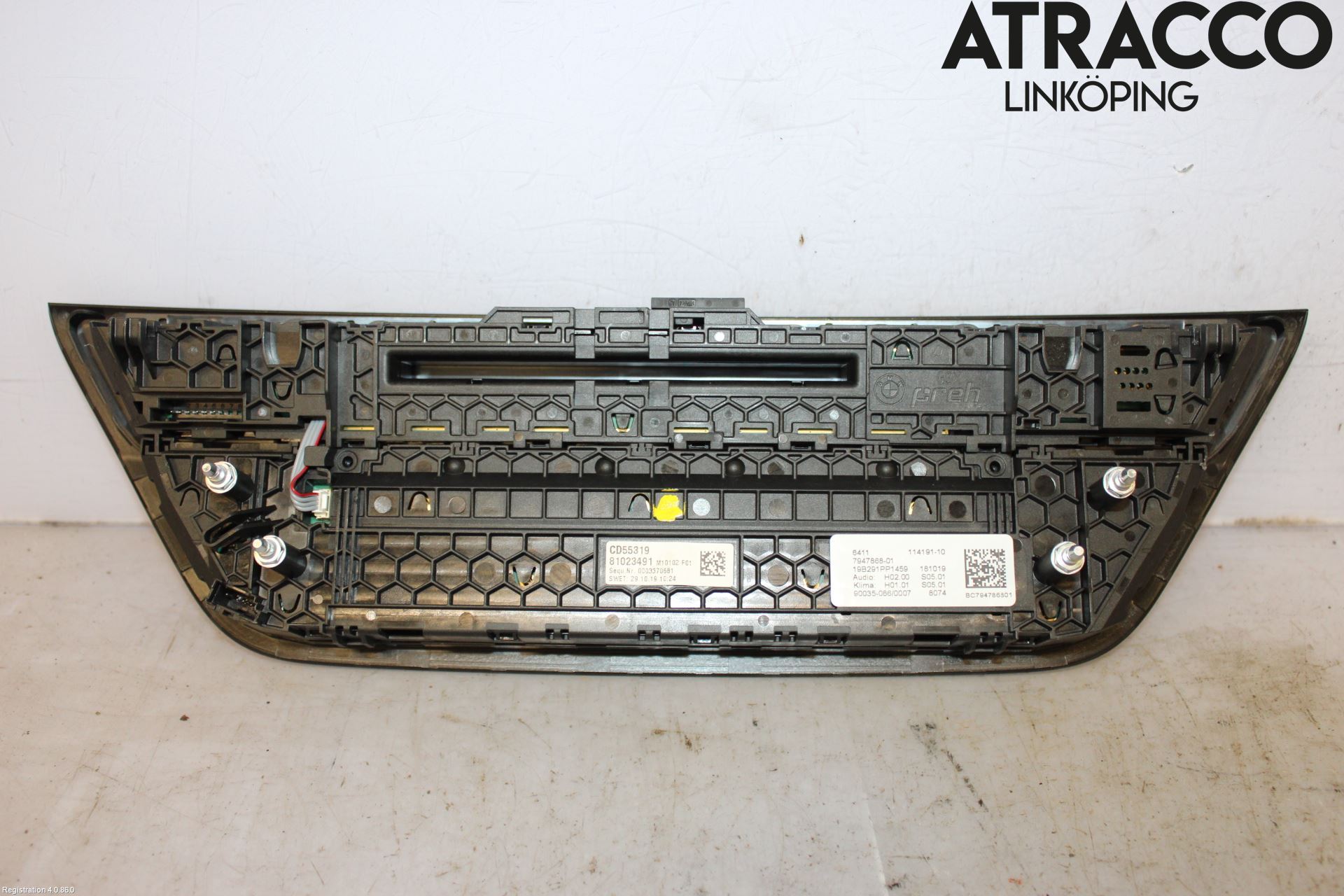 BMW 5 G30/G31/F90 17-23 Varme Ac Betjening-Display