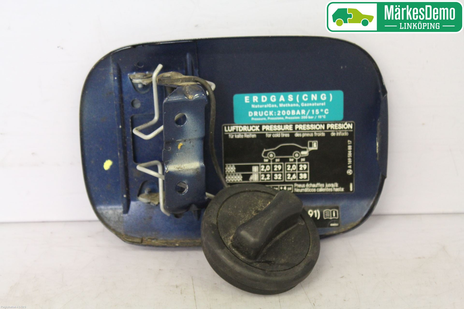 Mercedes-Benz MB B-KLASS (W245) 05-12 Drivstoff Tankluke