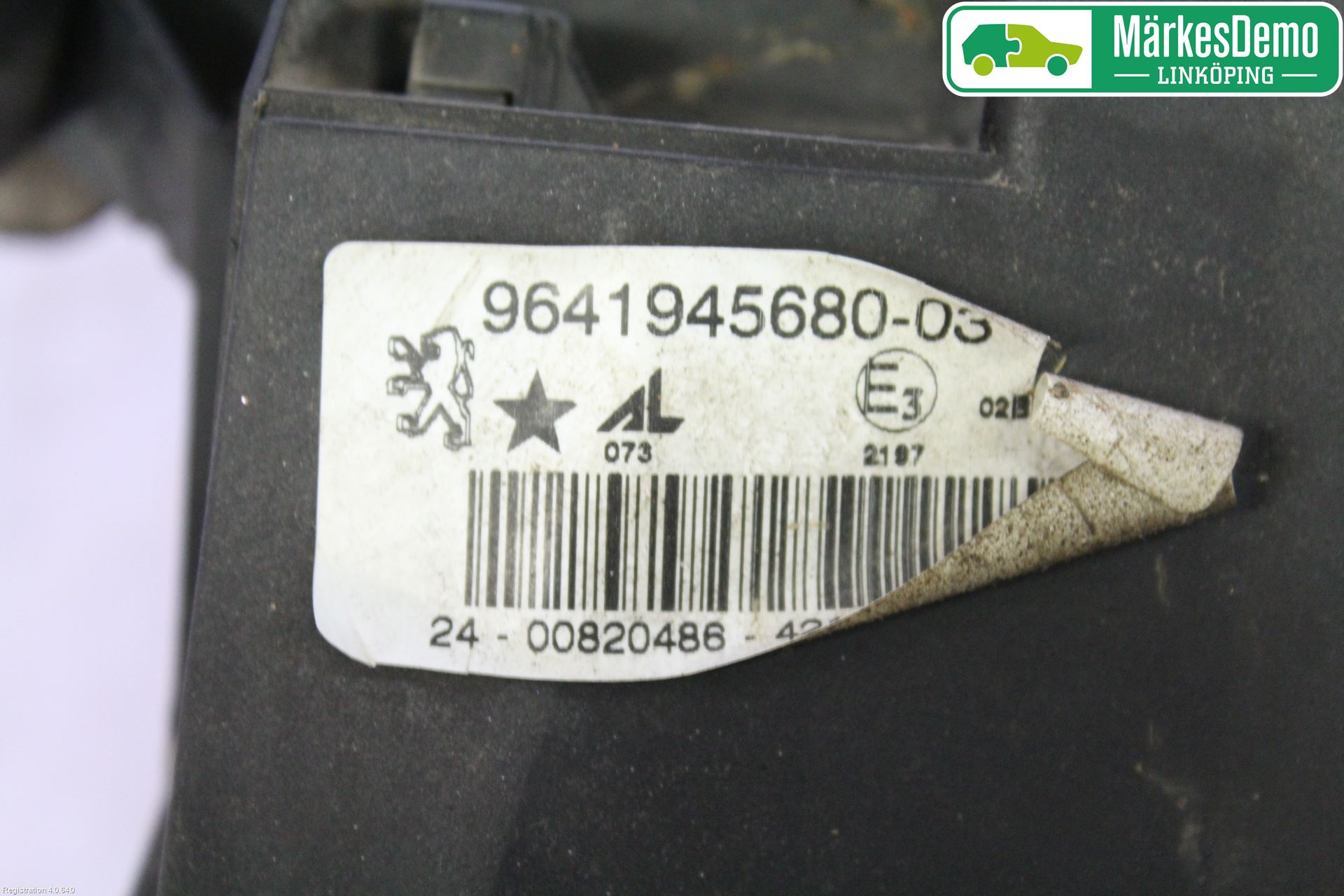 Peugeot 407 Frontlykt-Kurve-Tåkelys