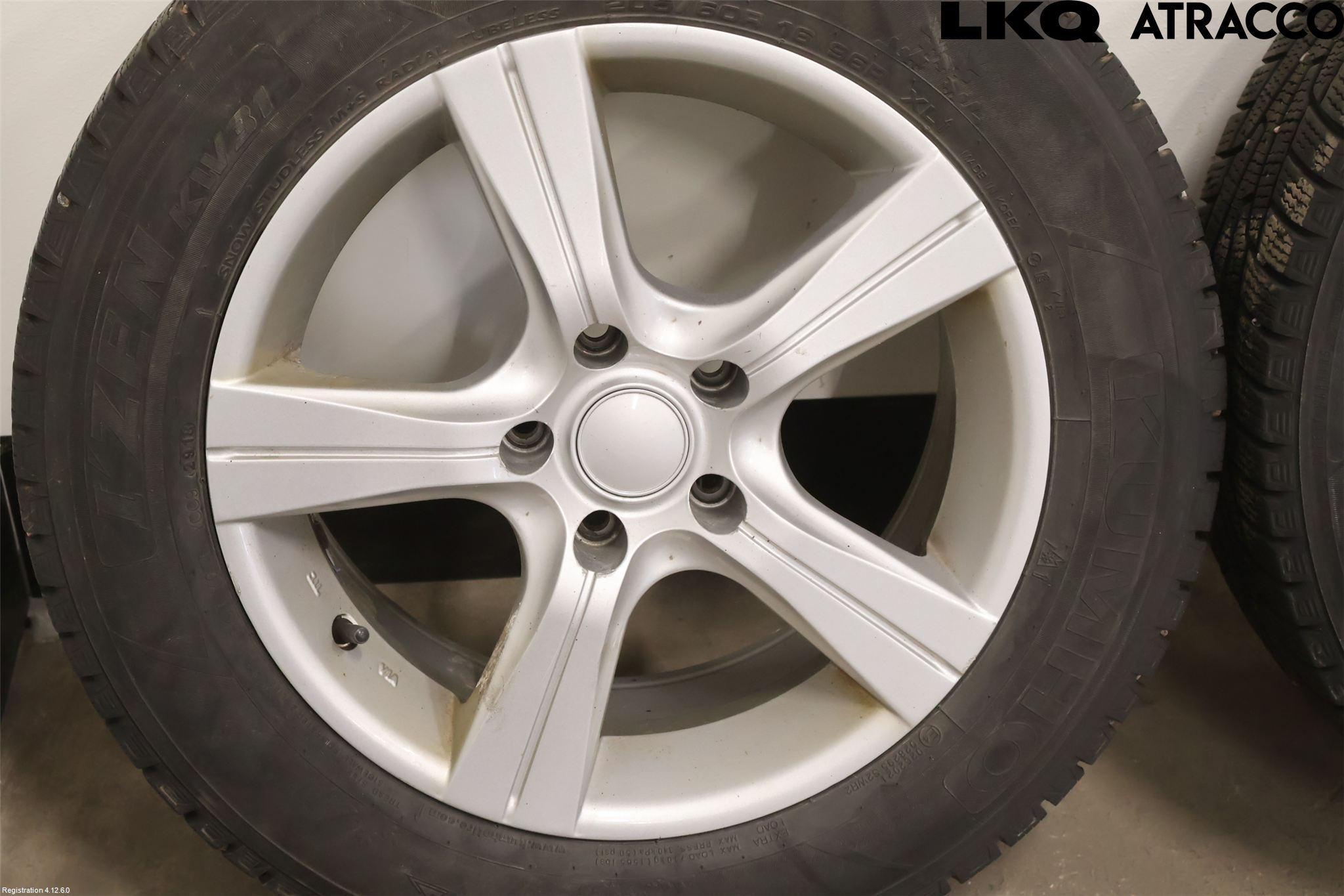 Volkswagen VW PASSAT 11-14 Dekk Vinter På Alu Felg 4Stk