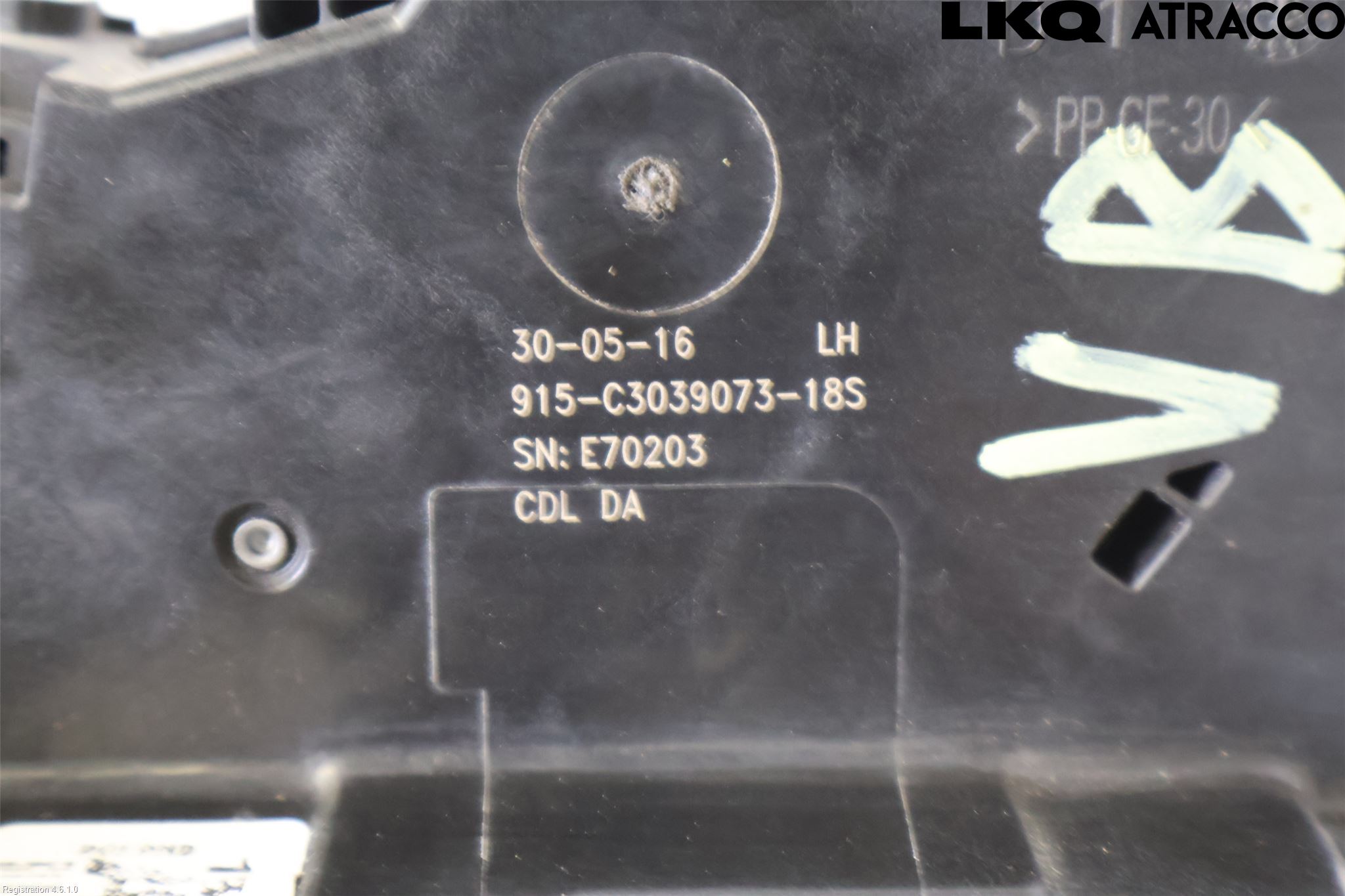 Opel ASTRA K 16-22 Dørlås - Låsekasse