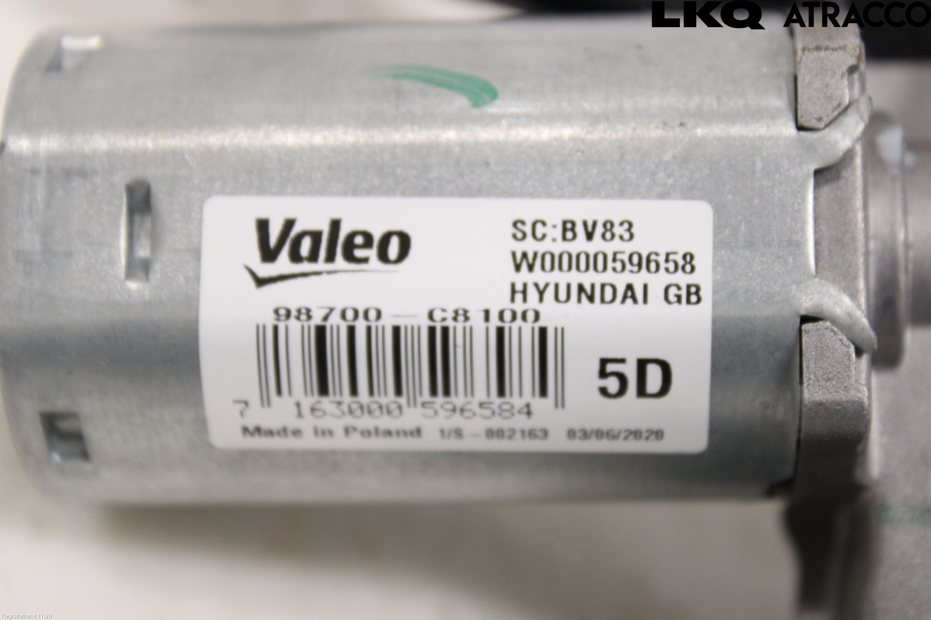 Hyundai i20 GB 15-20 Viskermotor Bakluke