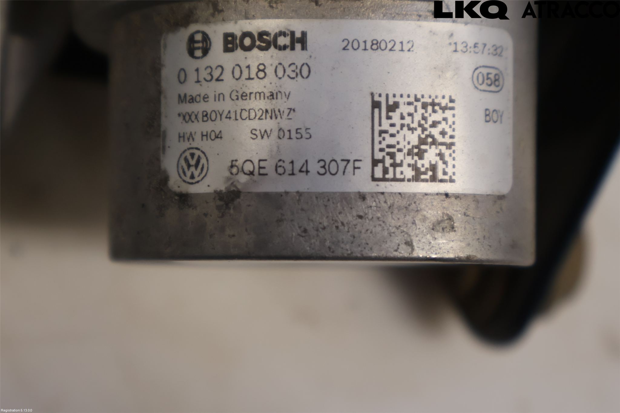 Volkswagen VW PASSAT 15-19 Brems Tryckakkumulator