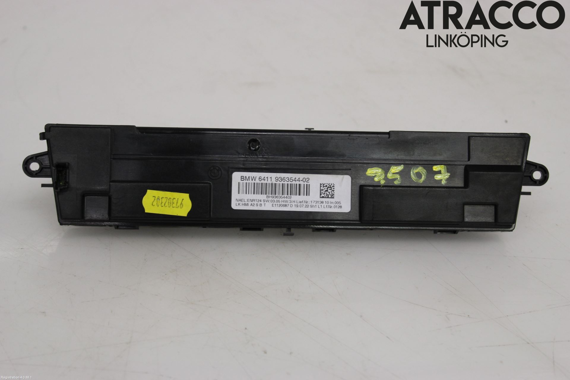 BMW 3 F30/F31/F80 12-19 Varme Ac Betjening-Display