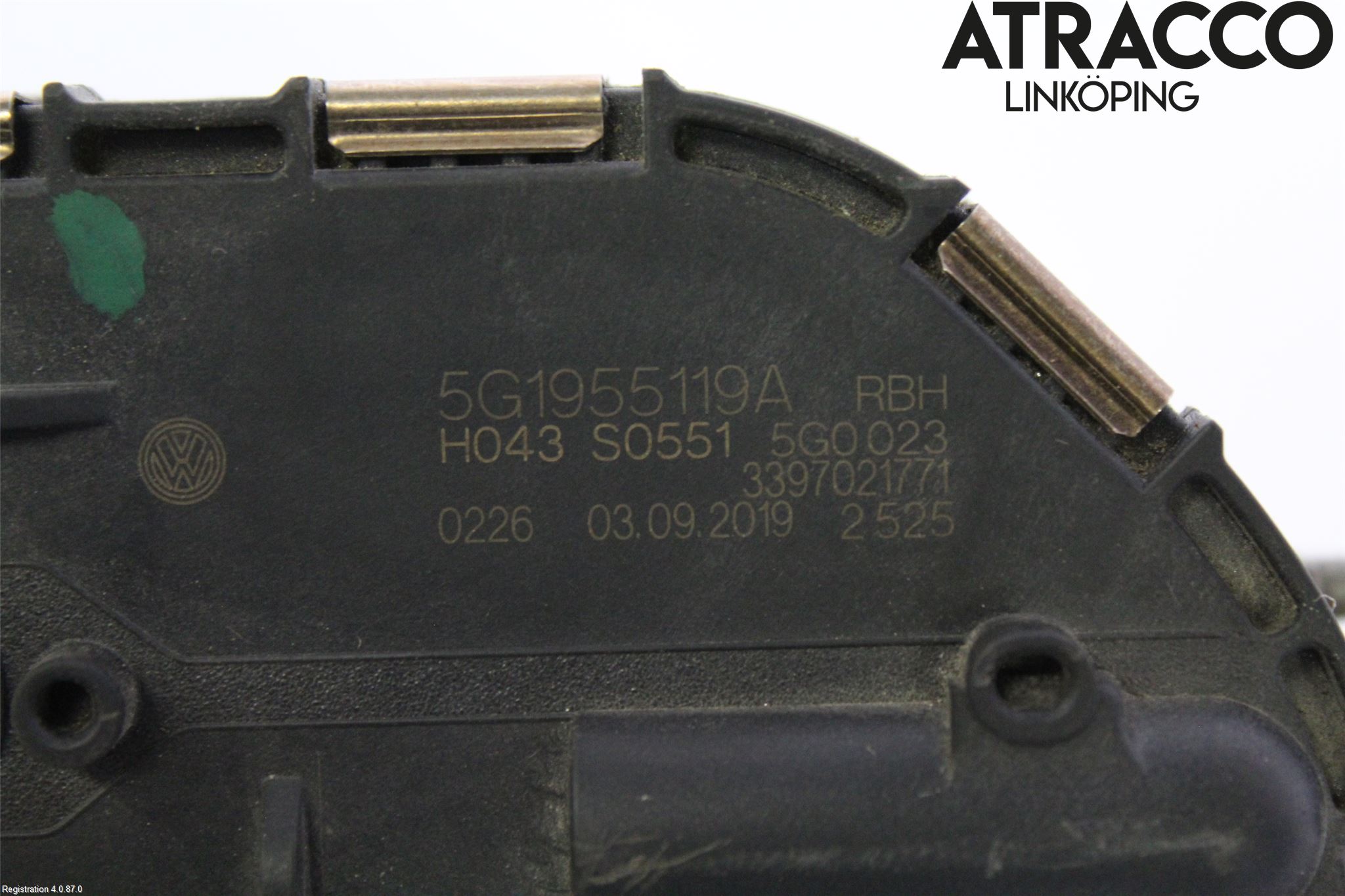 Volkswagen VW GOLF / E-GOLF VII 13-20 Viskermotor Frontrute