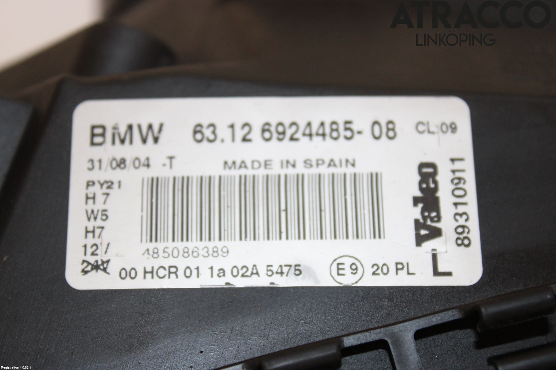 BMW 1 E87/81 5D/3D 03-11 Frontlykt Venstre