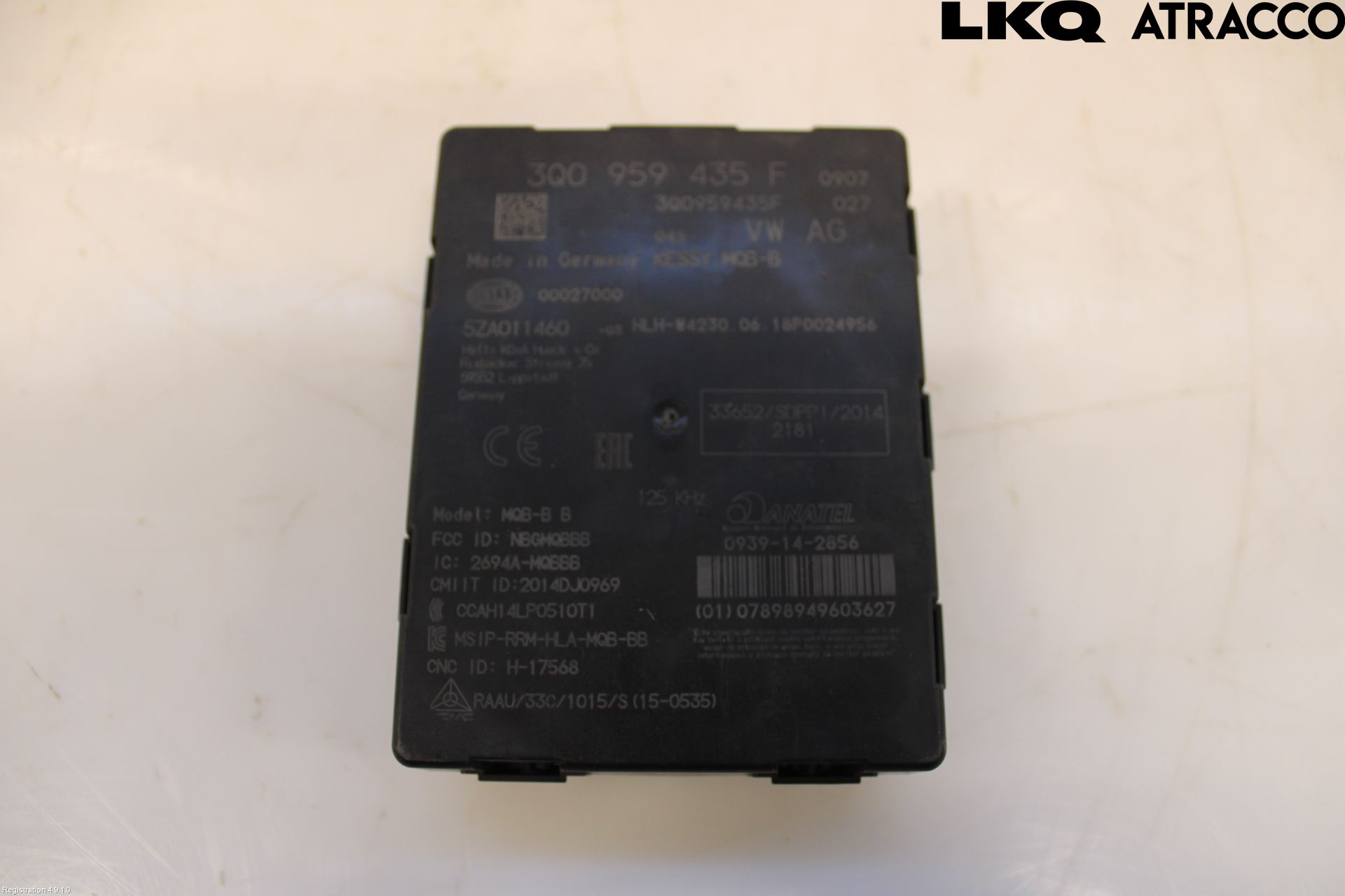 Volkswagen VW PASSAT 15-19 Styrenhet Nyckellös System