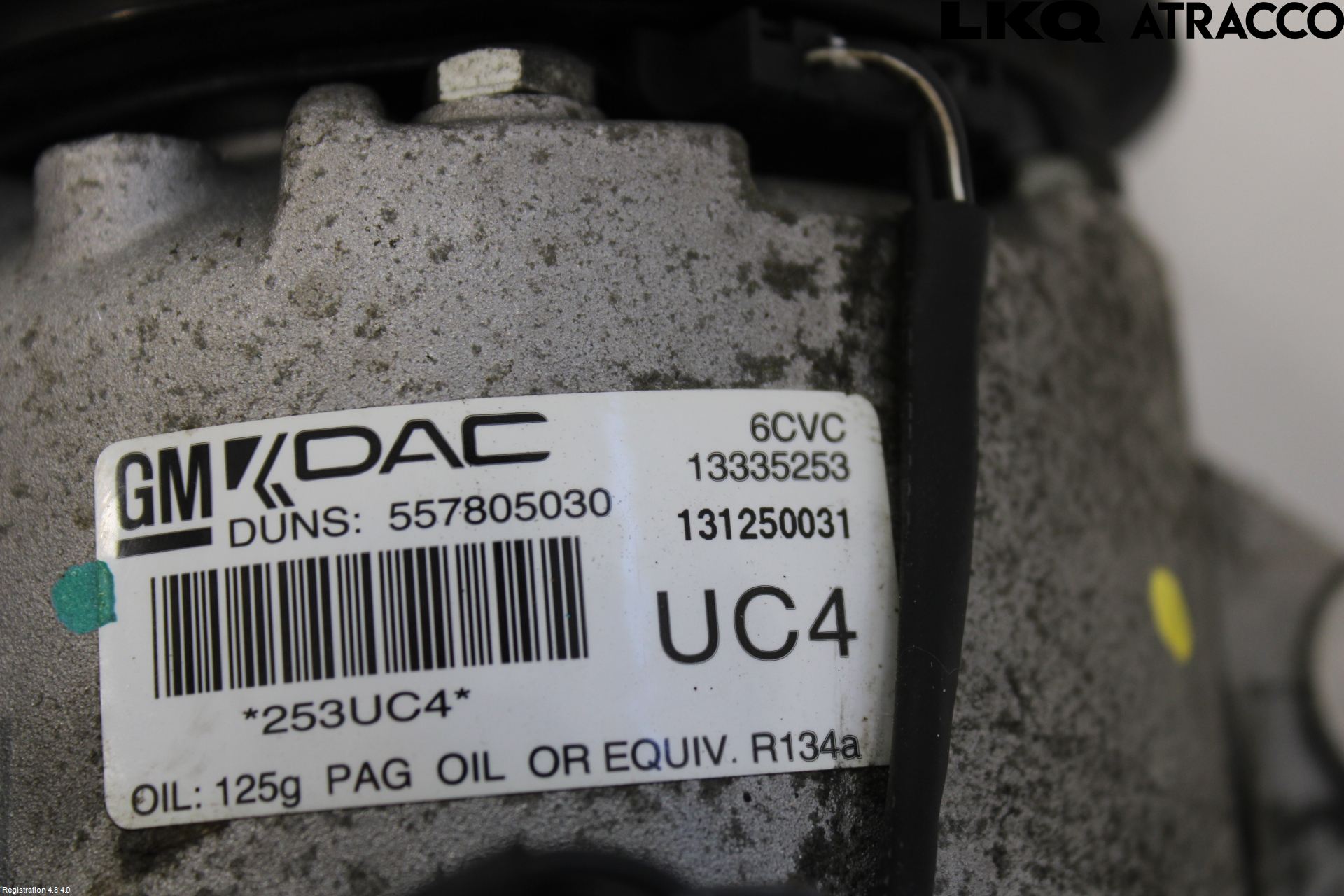 GM CHEVROLET CRUZE Varme Ac Kompressor