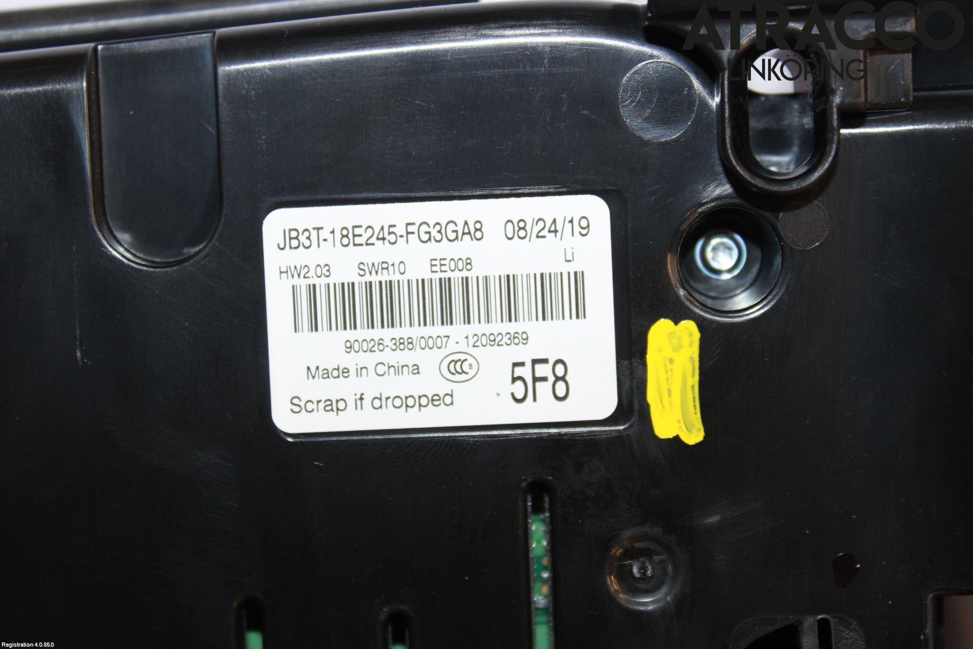 Ford RANGER EU 12-23 Varme Ac Betjening-Display