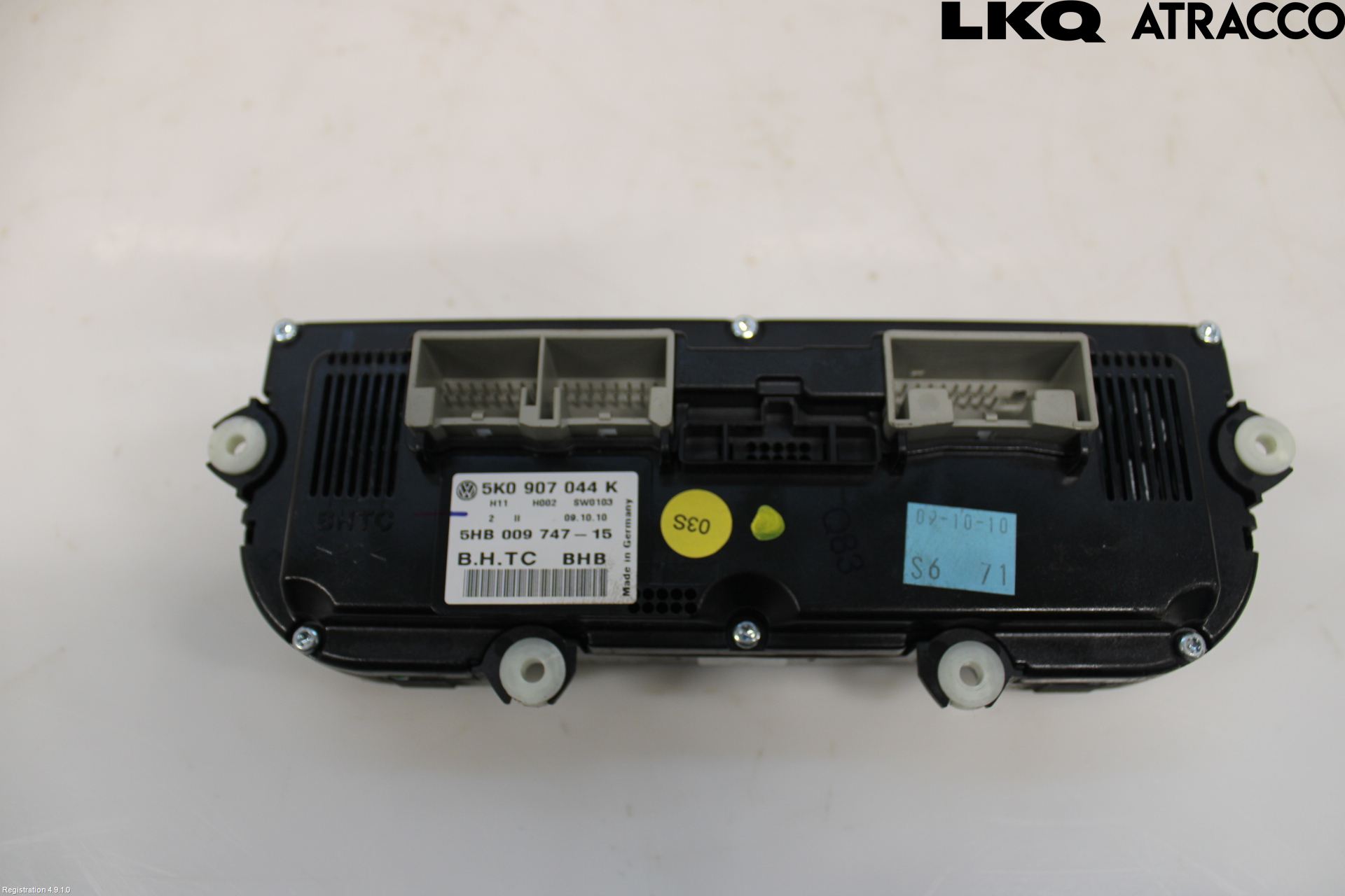 Volkswagen VW SHARAN 11- Varme Ac Betjening-Display