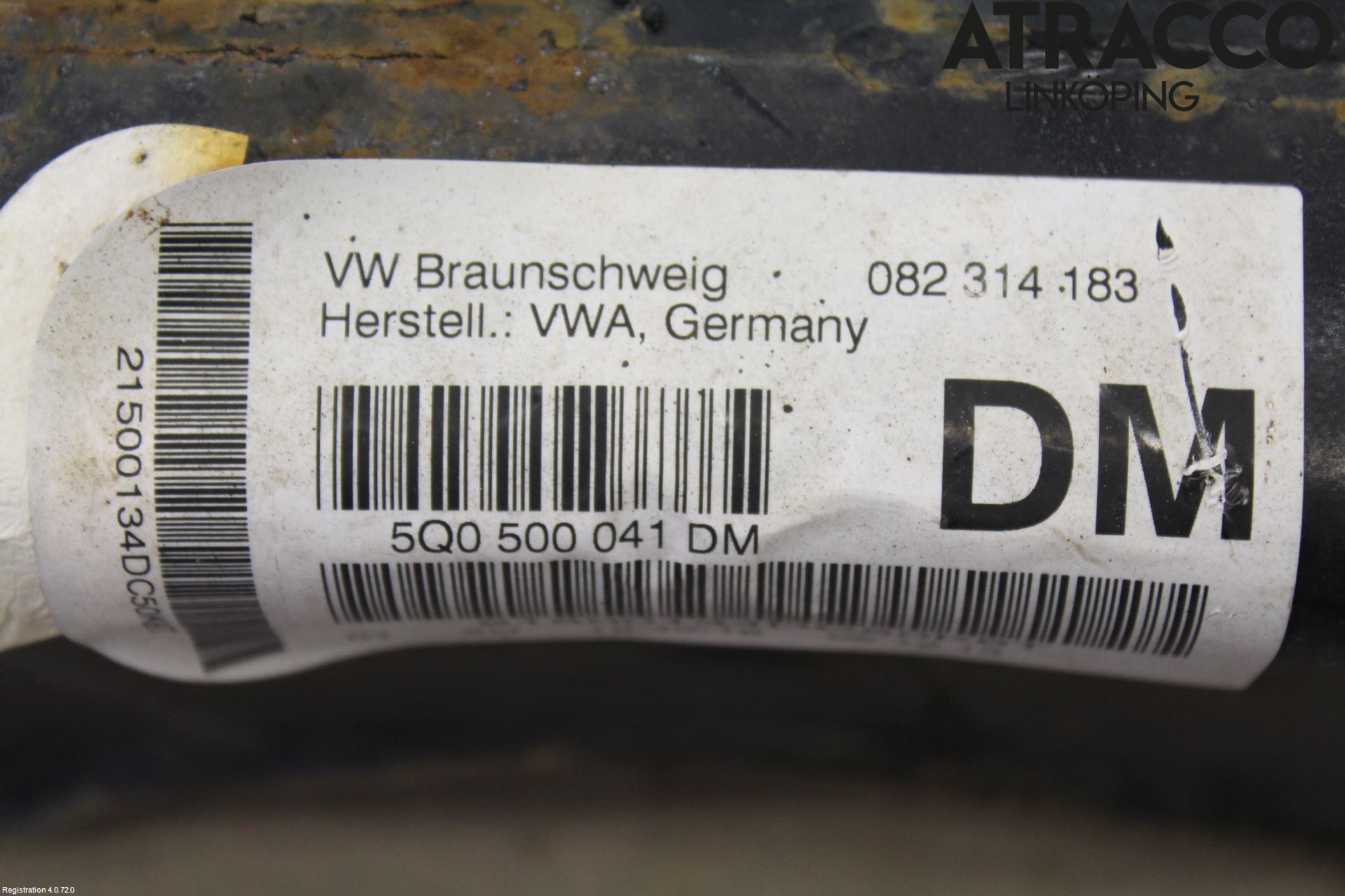 Volkswagen VW GOLF / E-GOLF VII 13-20 Bakaksel Feste Travers-Ramme