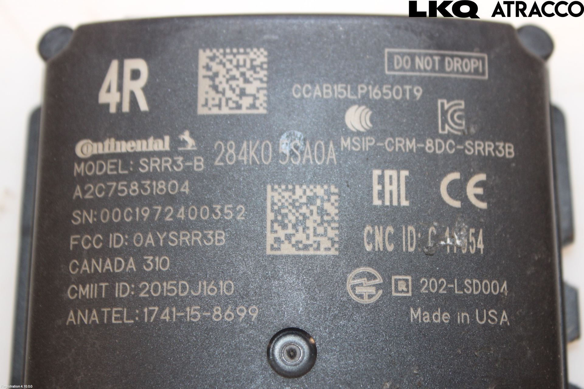 Nissan LEAF 18- Sensor Kollisjonsbeskyttelse