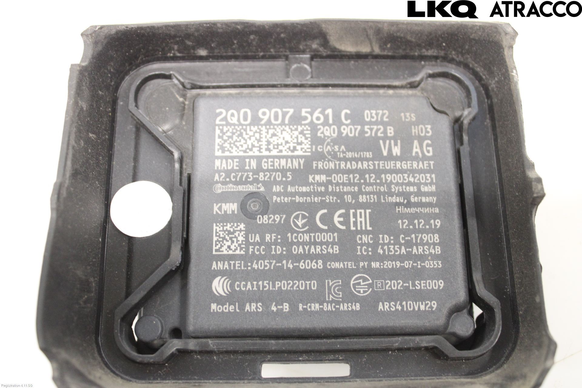 Volkswagen VW TRANSP/CARAVELLE (T6) 16-22 Sensor Kollisjonsbeskyttelse