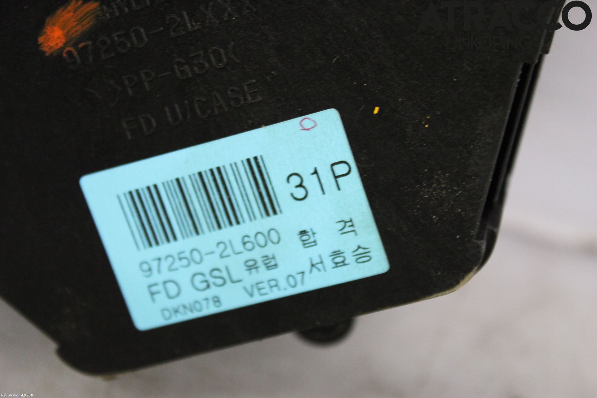 Hyundai i30 FD 07-12 Varme Ac Betjening-Display