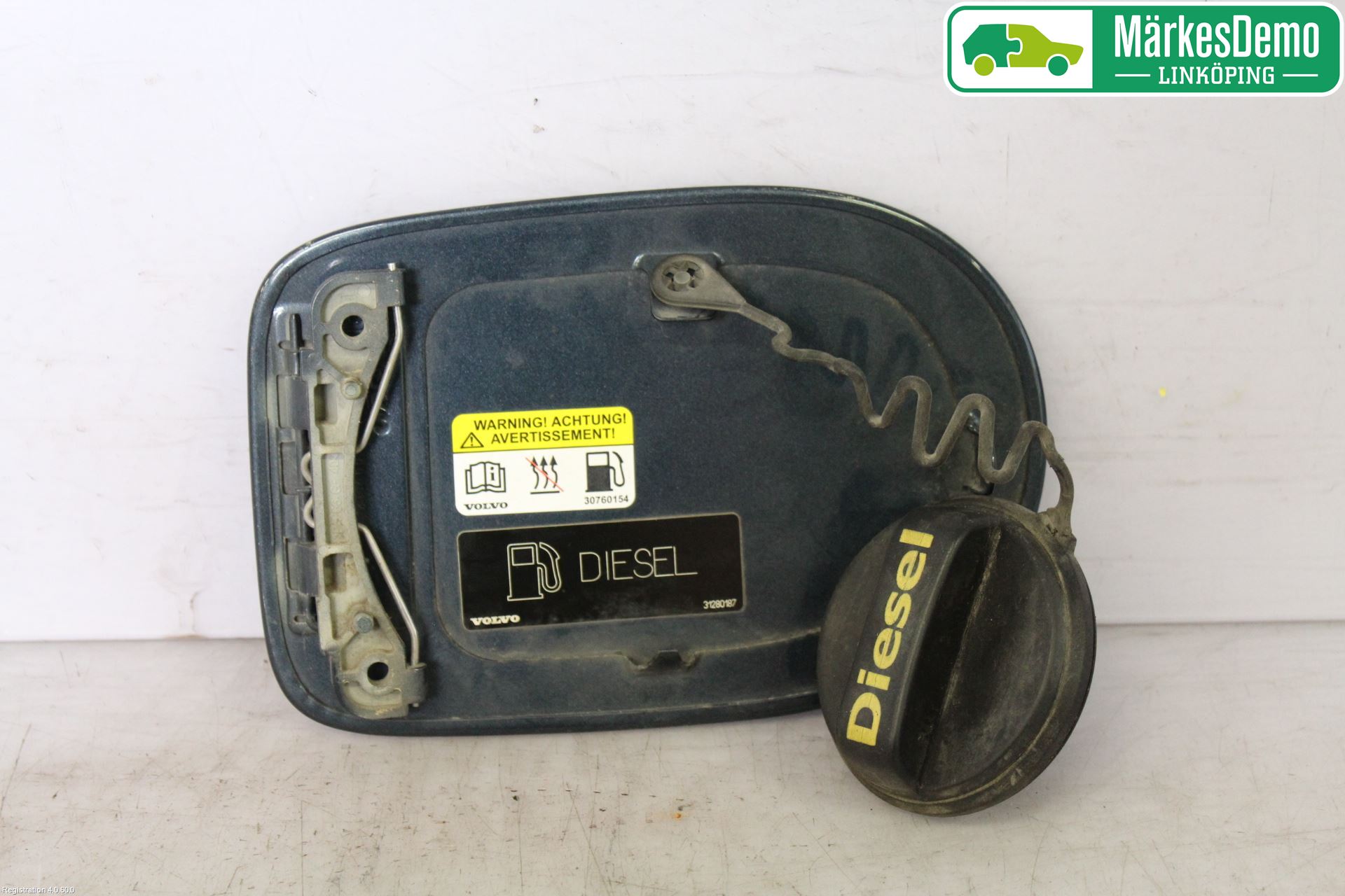 Volvo C30 07-10 Drivstoff Tankluke