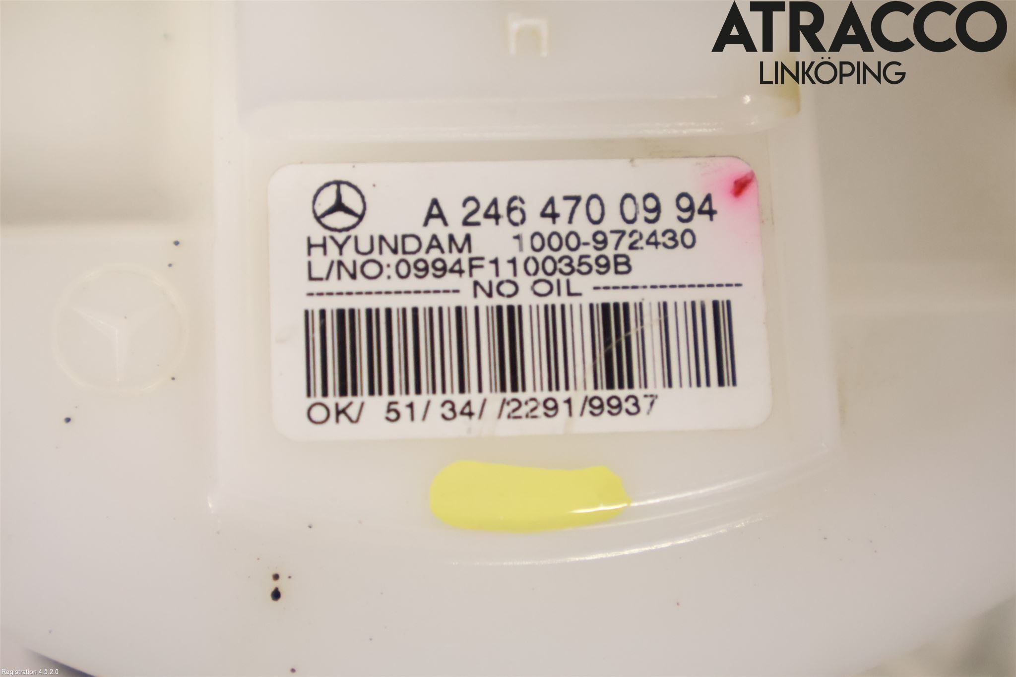 Mercedes-Benz MB CLA-KLASS (C117/X117) 13-19 Drivstoffpumpe Fødepumpe El