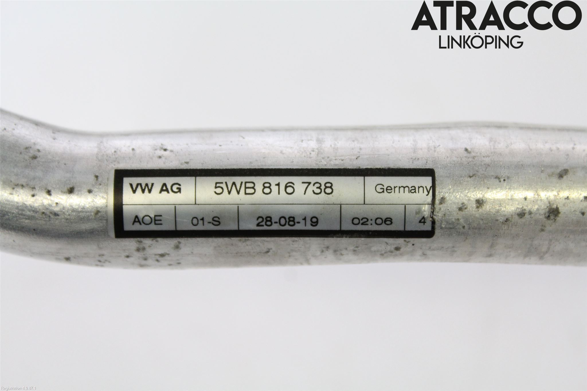 Volkswagen VW GOLF / E-GOLF VII 13-20 Varme Ac Slange - Rør