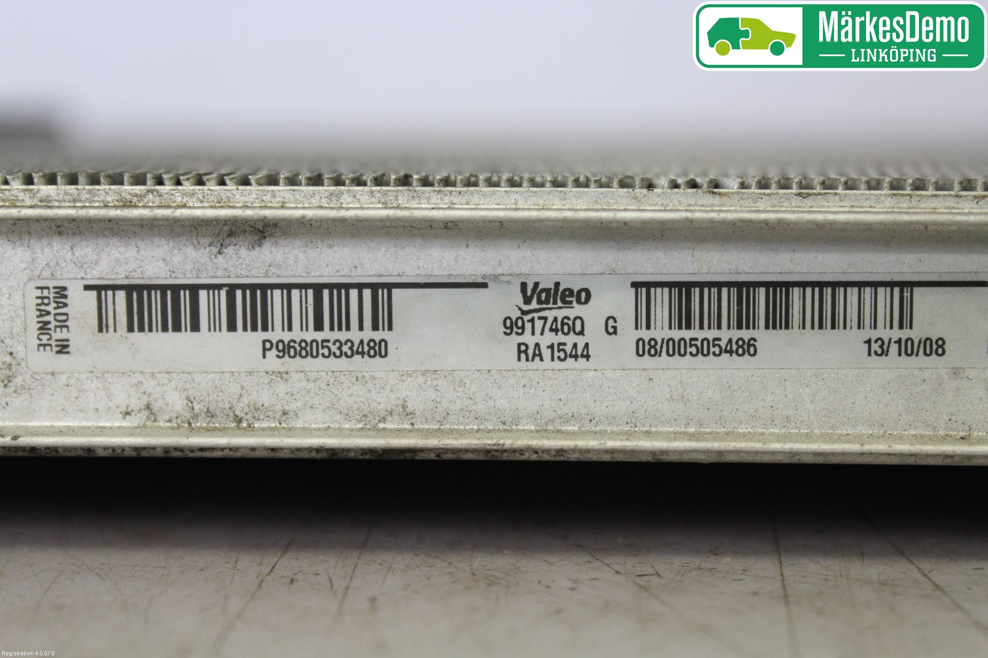 Peugeot 308 08-13 Radiator Manuell