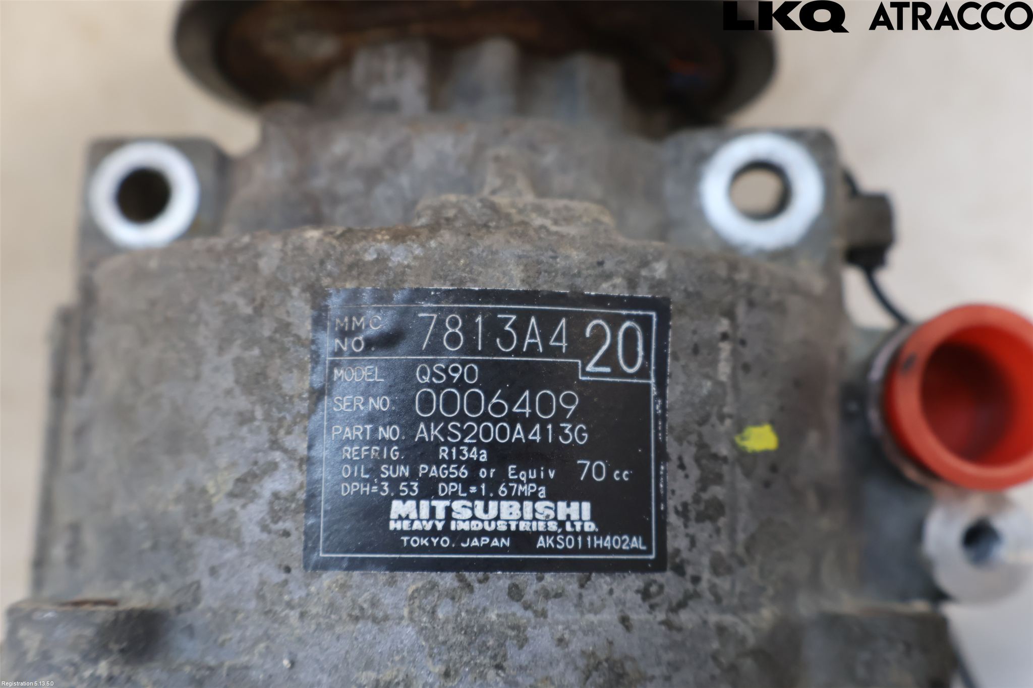 Mitsubishi ASX 10-22 Varme Ac Kompressor