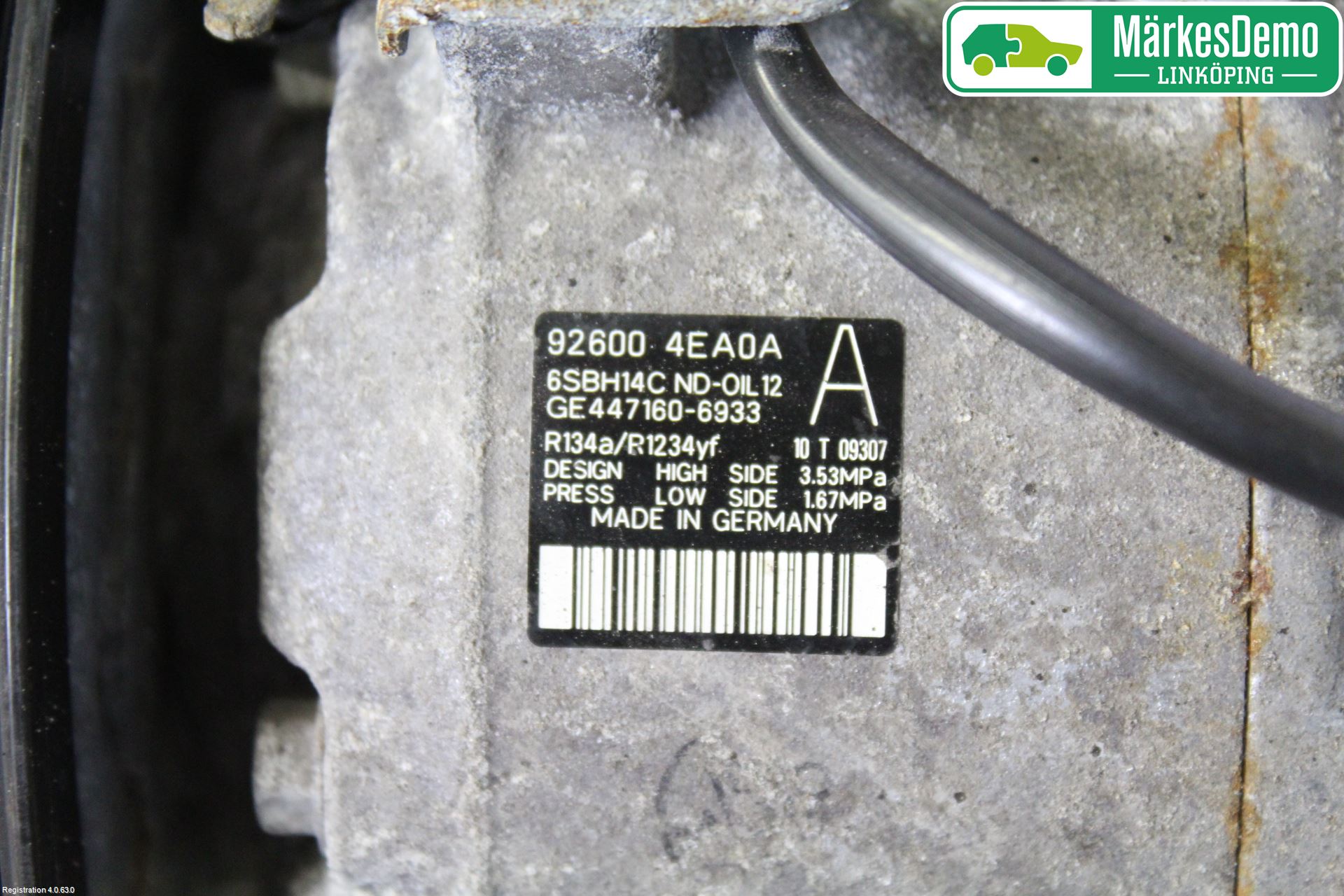 Nissan QASHQAI 14-17 Varme Ac Kompressor