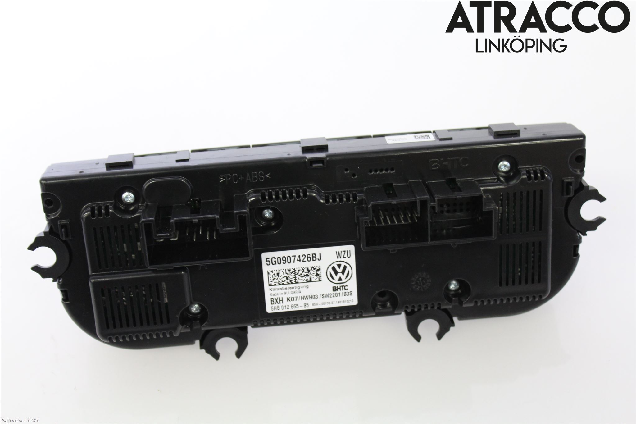Volkswagen VW GOLF / E-GOLF VII 13-20 Varme Ac Betjening-Display