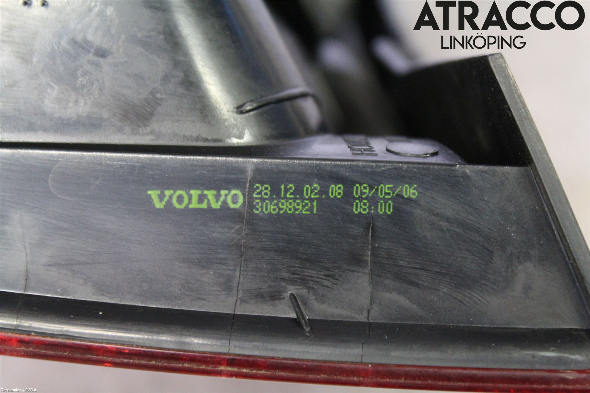 Volvo V50 04-07 Baklykt Høyre