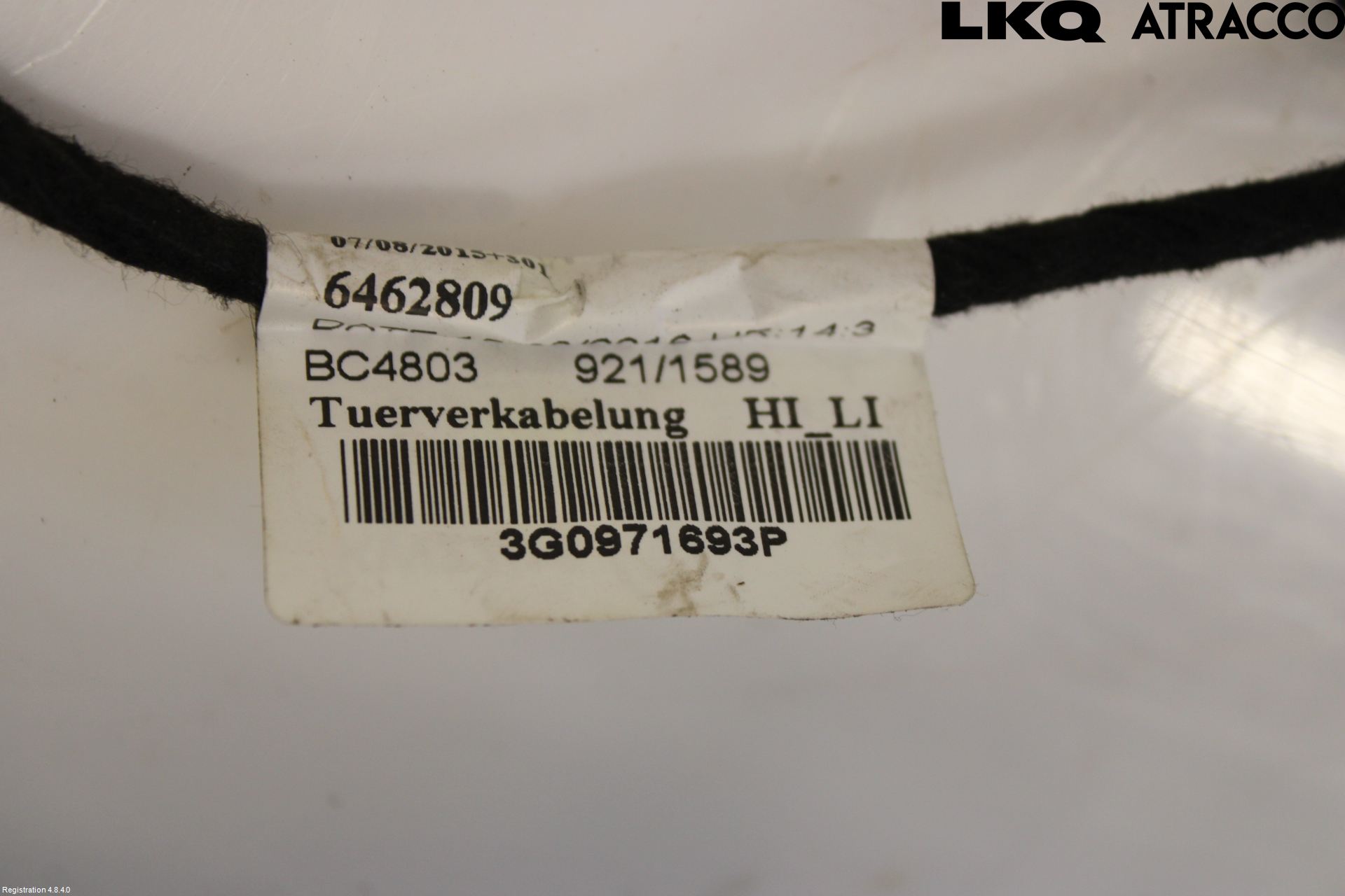 Volkswagen VW PASSAT 15-19 Ledningsnett