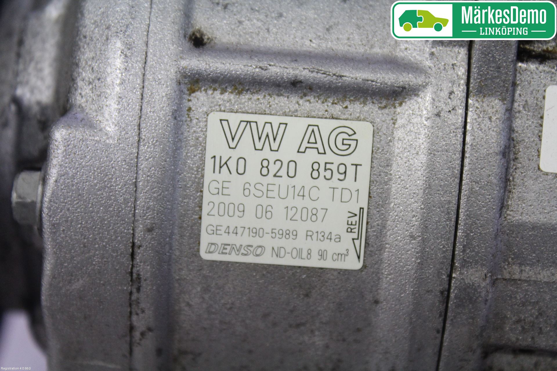 Volkswagen VW PASSAT 05-11 Varme Ac Kompressor