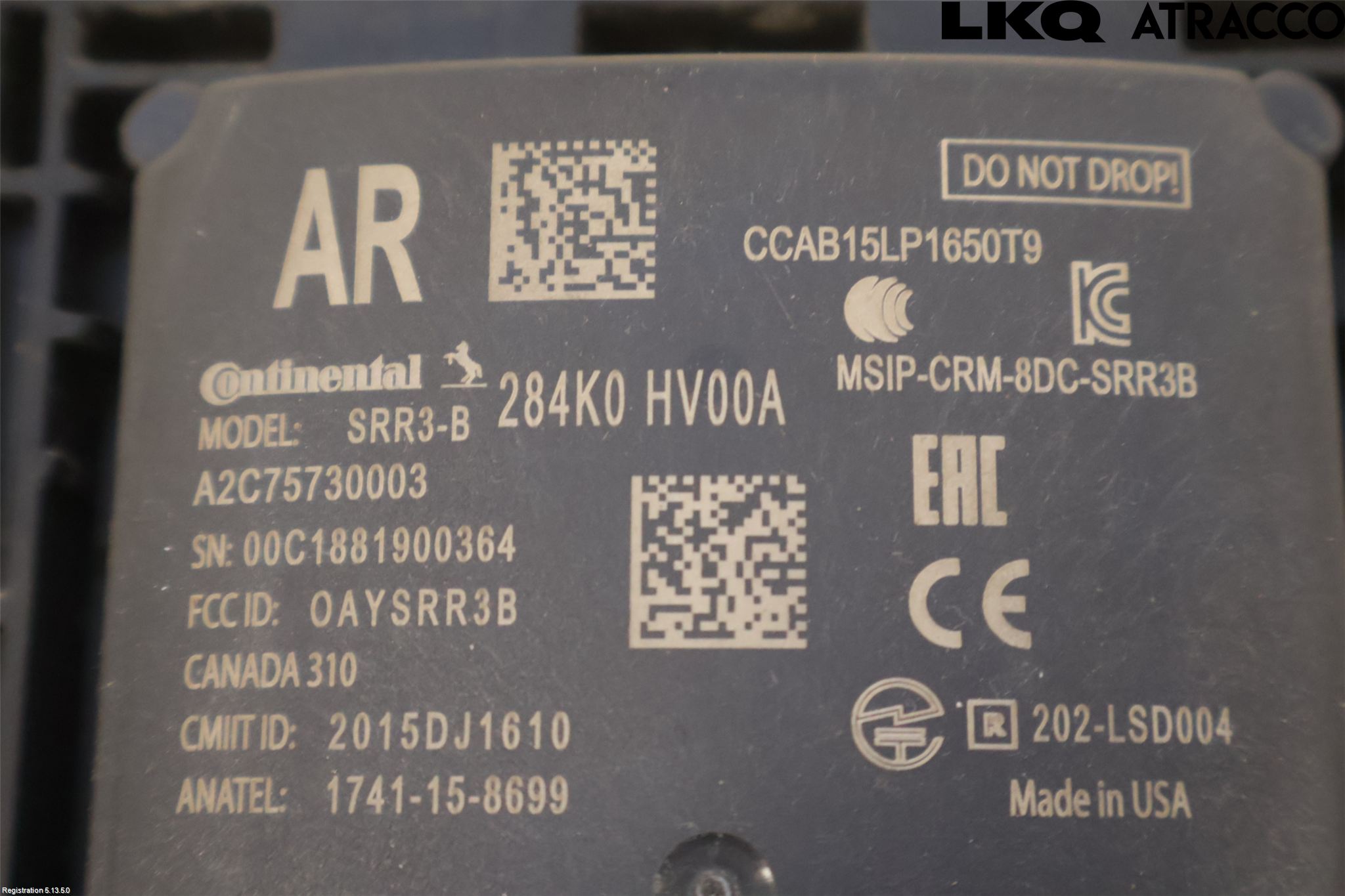 Nissan QASHQAI 17-21 Sensor Kollisjonsbeskyttelse