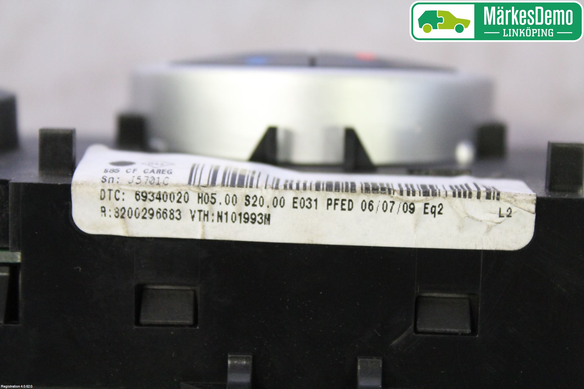 Renault CLIO III  09-12 Varme Ac Betjening-Display