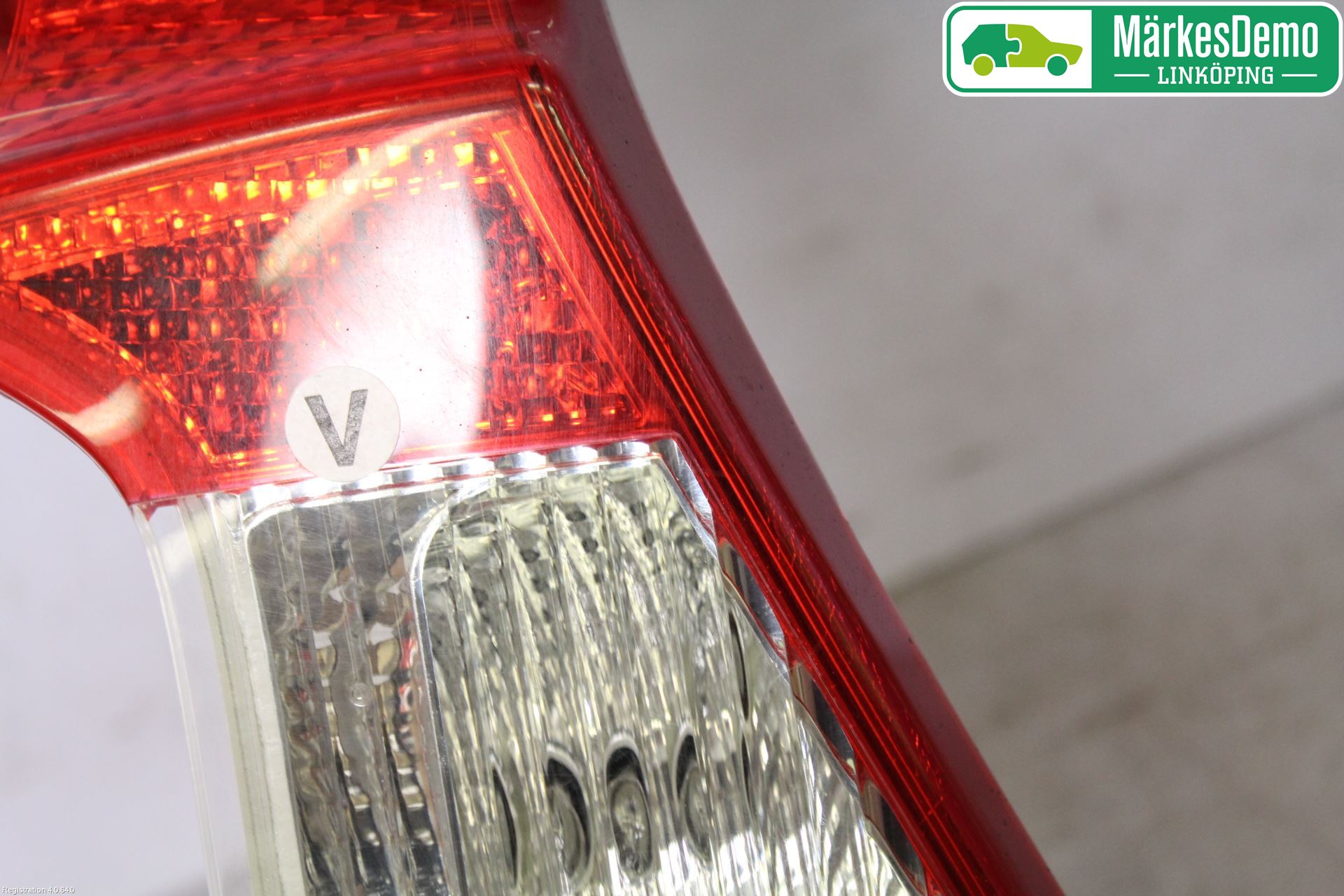 Volvo V70 08-13 Baklykt Venstre  På Luke(Indre