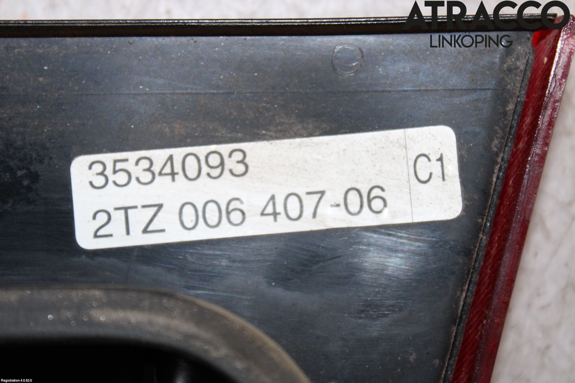 Volvo 940 91-98 Baklykt Høyre  På Luke(Indre)