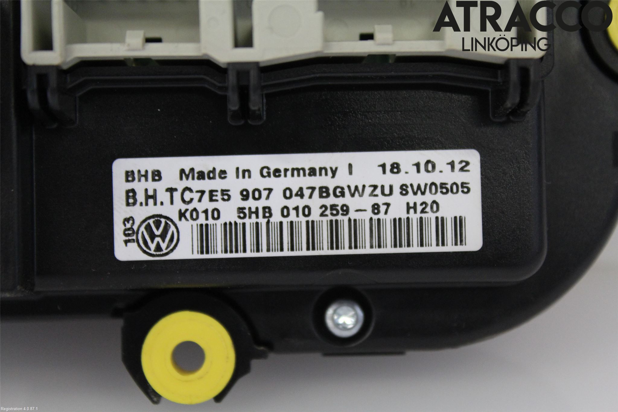 Volkswagen VW TRANSP/CARAVELLE (T5) 04-15 Varme Ac Betjening-Display