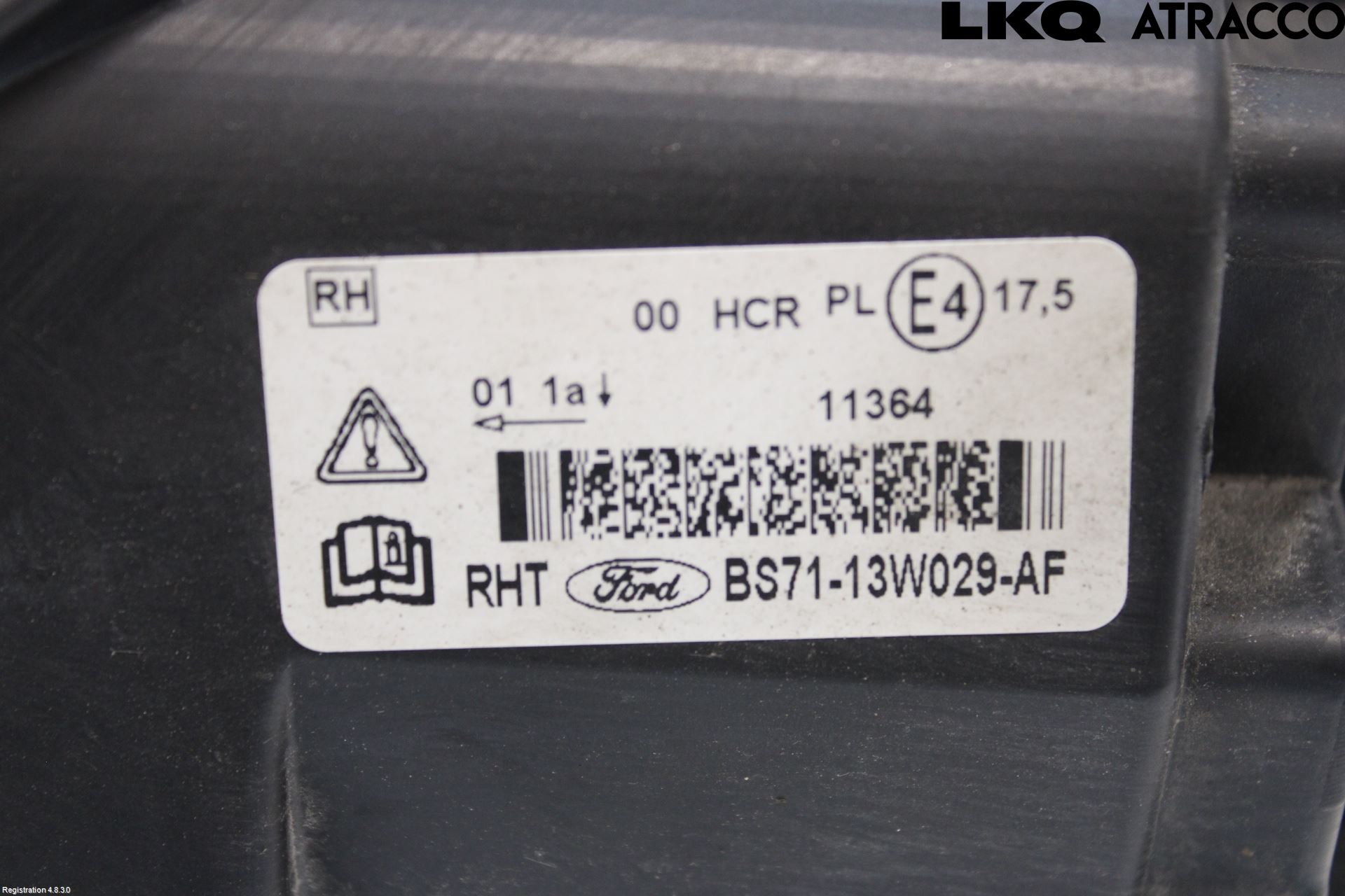 Ford MONDEO 07-15 Frontlykt Høyre