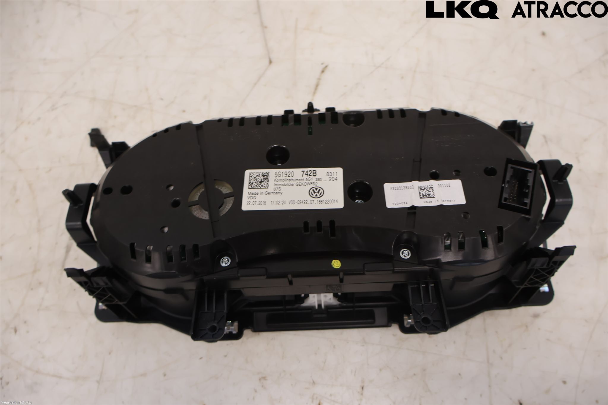 Volkswagen VW GOLF / E-GOLF VII 13-20 Instr Kombinert