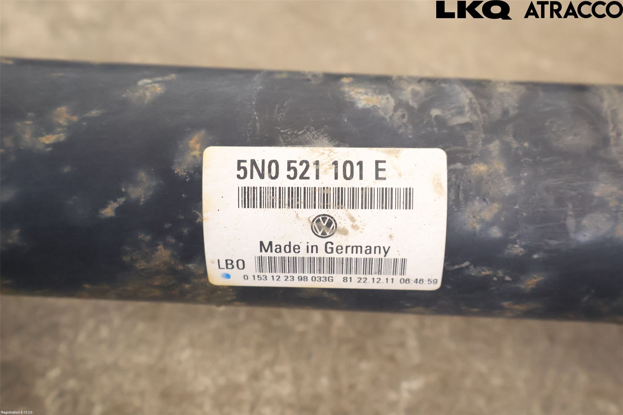 Volkswagen VW TIGUAN 07-16 Mellomaksel Kompl