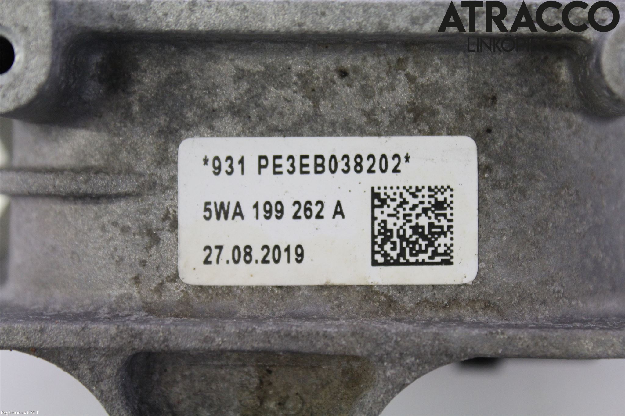 Volkswagen VW GOLF / E-GOLF VII 13-20 Gearkasse Feste Stål-Alu