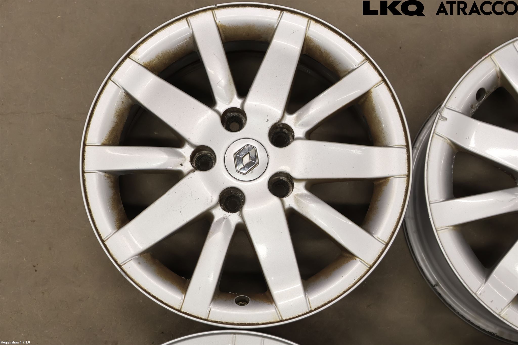 Renault MEGANE III 09-15 Felg Aluminium Sett 4Stk