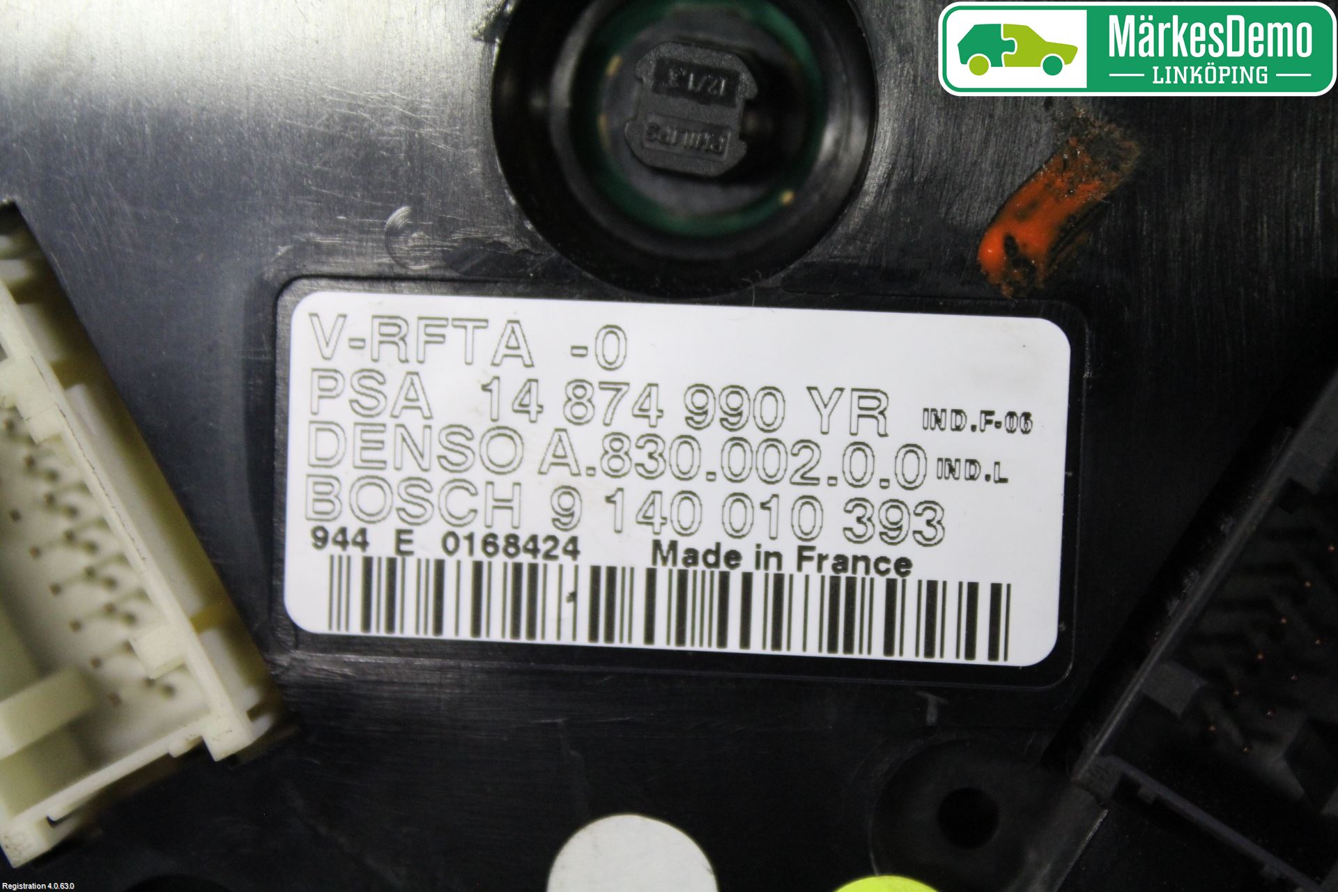 Citroen C8 Varme Ac Betjening-Display