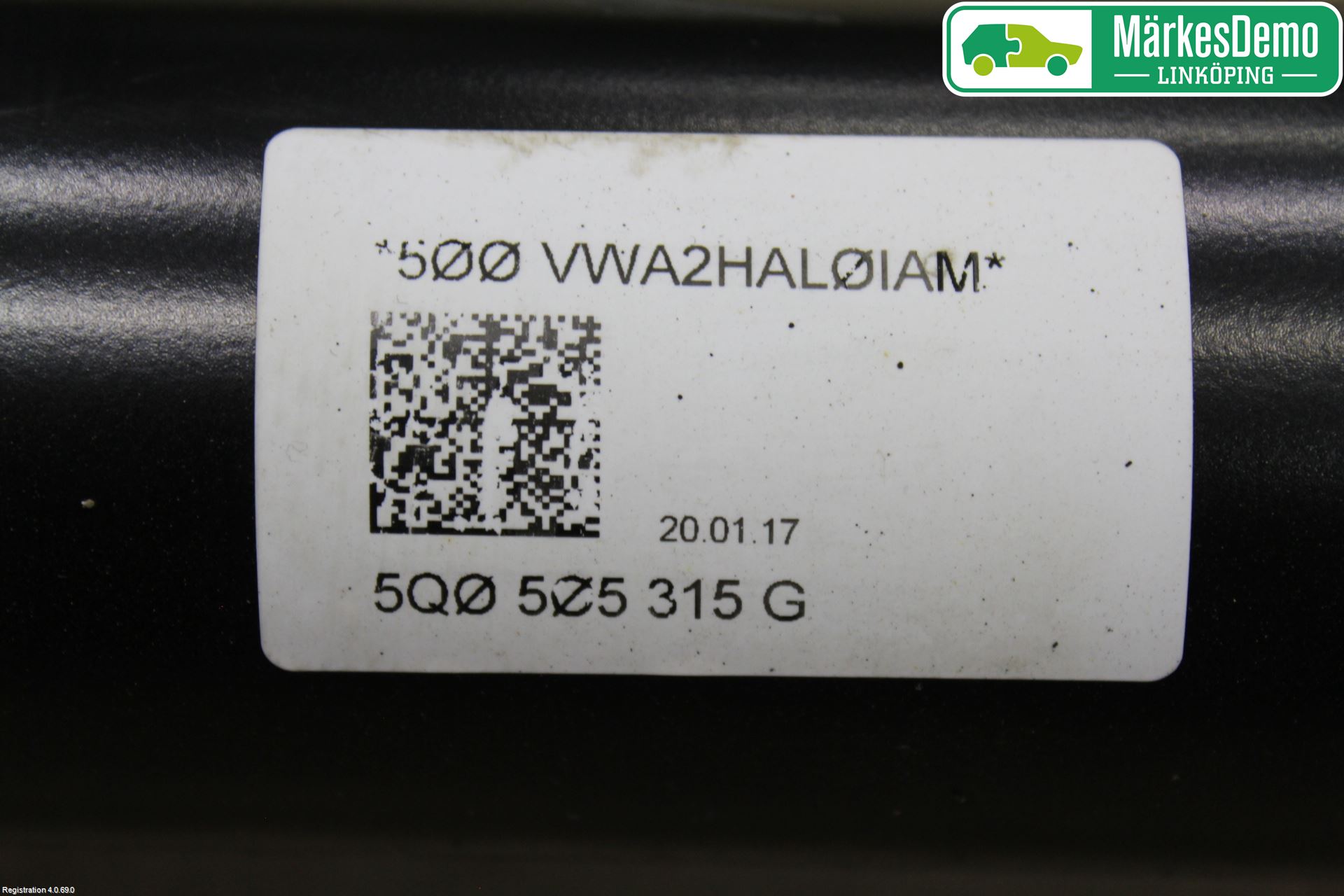 Volkswagen VW GOLF / E-GOLF VII 13-20 Bakaksel Feste Travers-Ramme